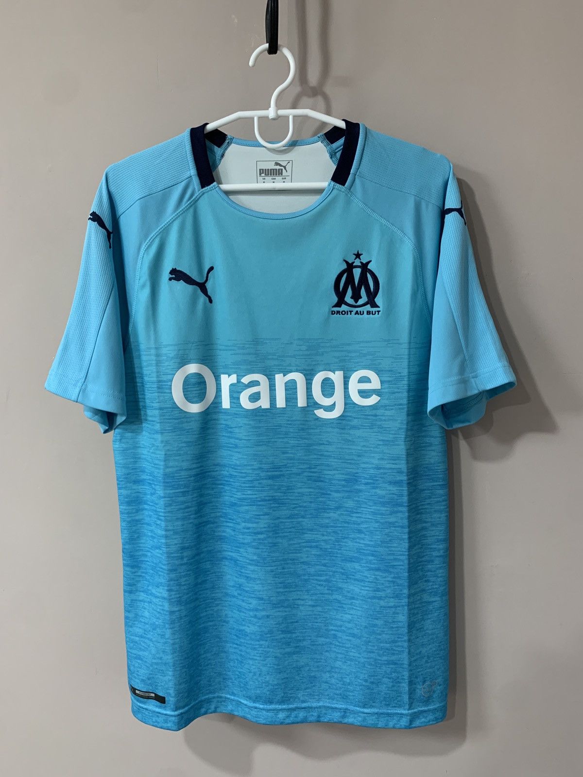 Puma Olympique Marseille 2018 Away Football Shirt Puma Soccer Size US M / EU 48-50 / 2 - 1 Thumbnail