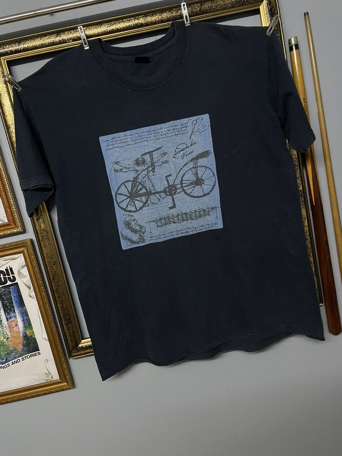 Vintage Vintage 1990s Art Designer Leonardo Da Vinci Italian Painter Size US L / EU 52-54 / 3 - 2 Thumbnail