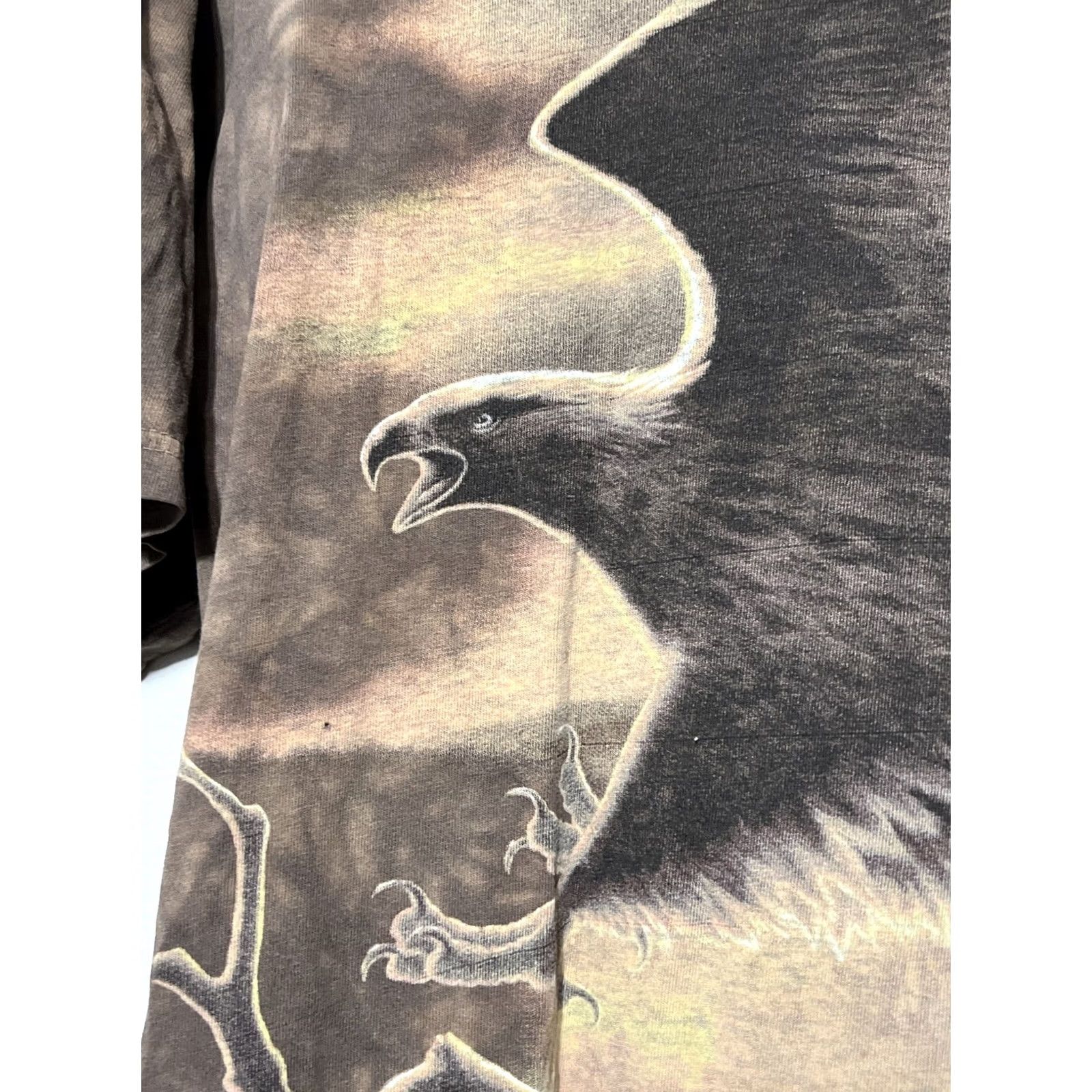 The Mountain VINTAGE The Mountain Eagle Nature Tie Dye T Shirt Brown Size L Mens Shirts 90s Animals Nature Vintage Size US L / EU 52-54 / 3 - 6 Thumbnail