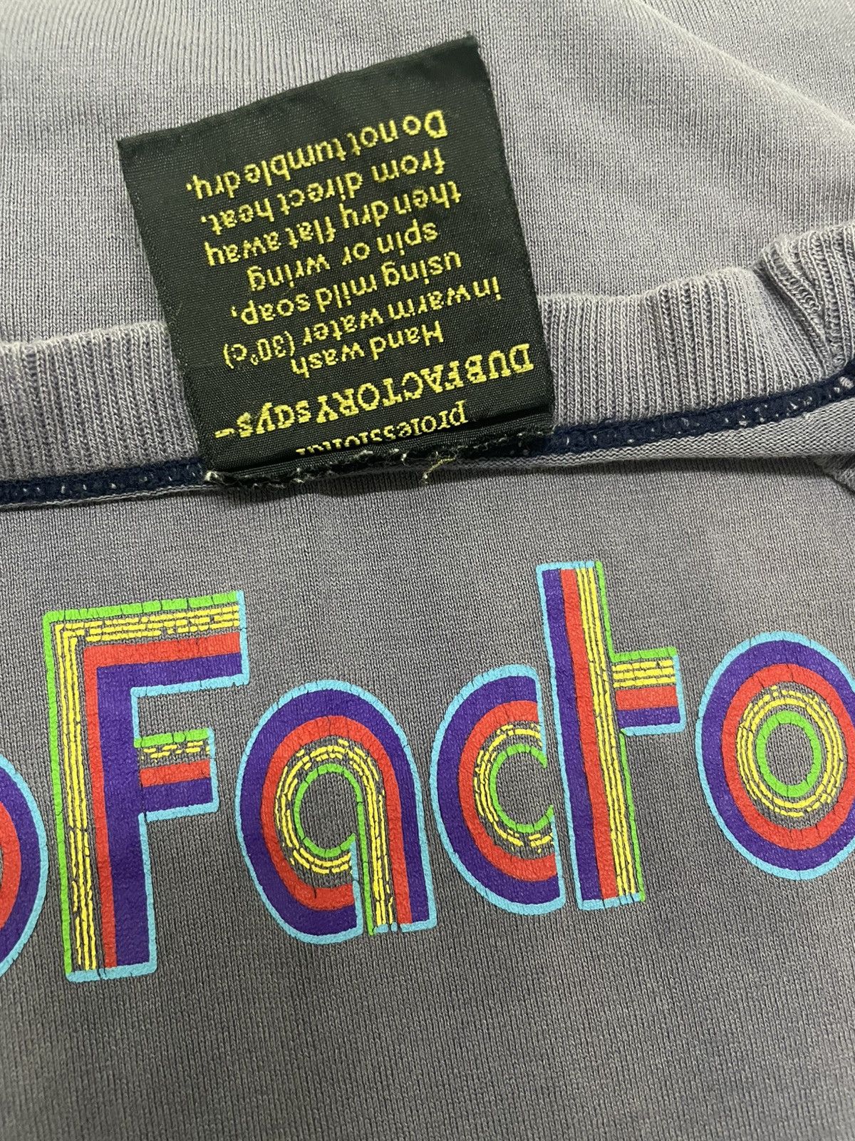 Vintage Vintage DUB FACTORY FORM COLOURED Sunfaded T-shirt Size US L / EU 52-54 / 3 - 5 Thumbnail