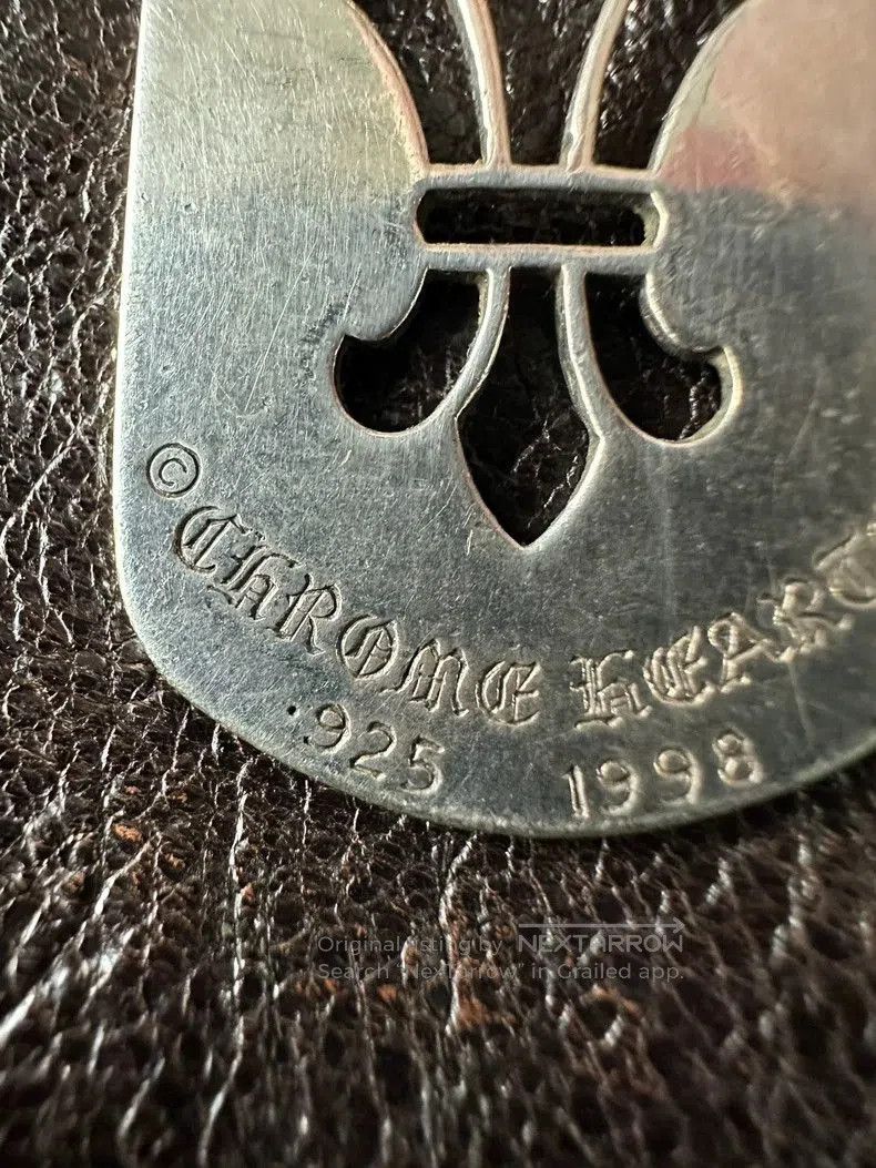 Chrome Hearts Chrome Hearts Large Iris Dog Tag Pendant. Size ONE SIZE - 3 Thumbnail