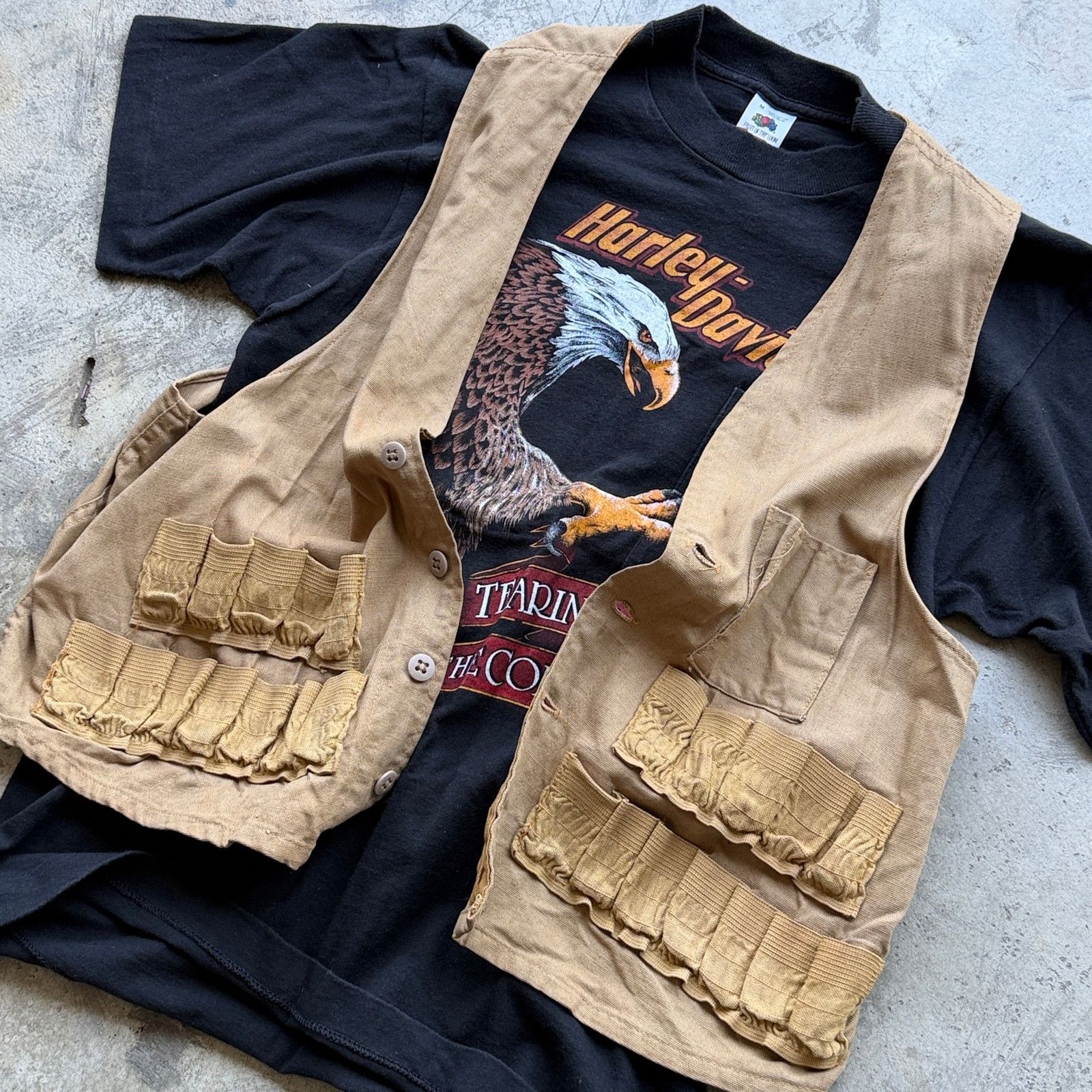Sears Vtg 70s Sears Active Sportswear Khaki Utility Hunting Vest Size US M / EU 48-50 / 2 - 1 Thumbnail