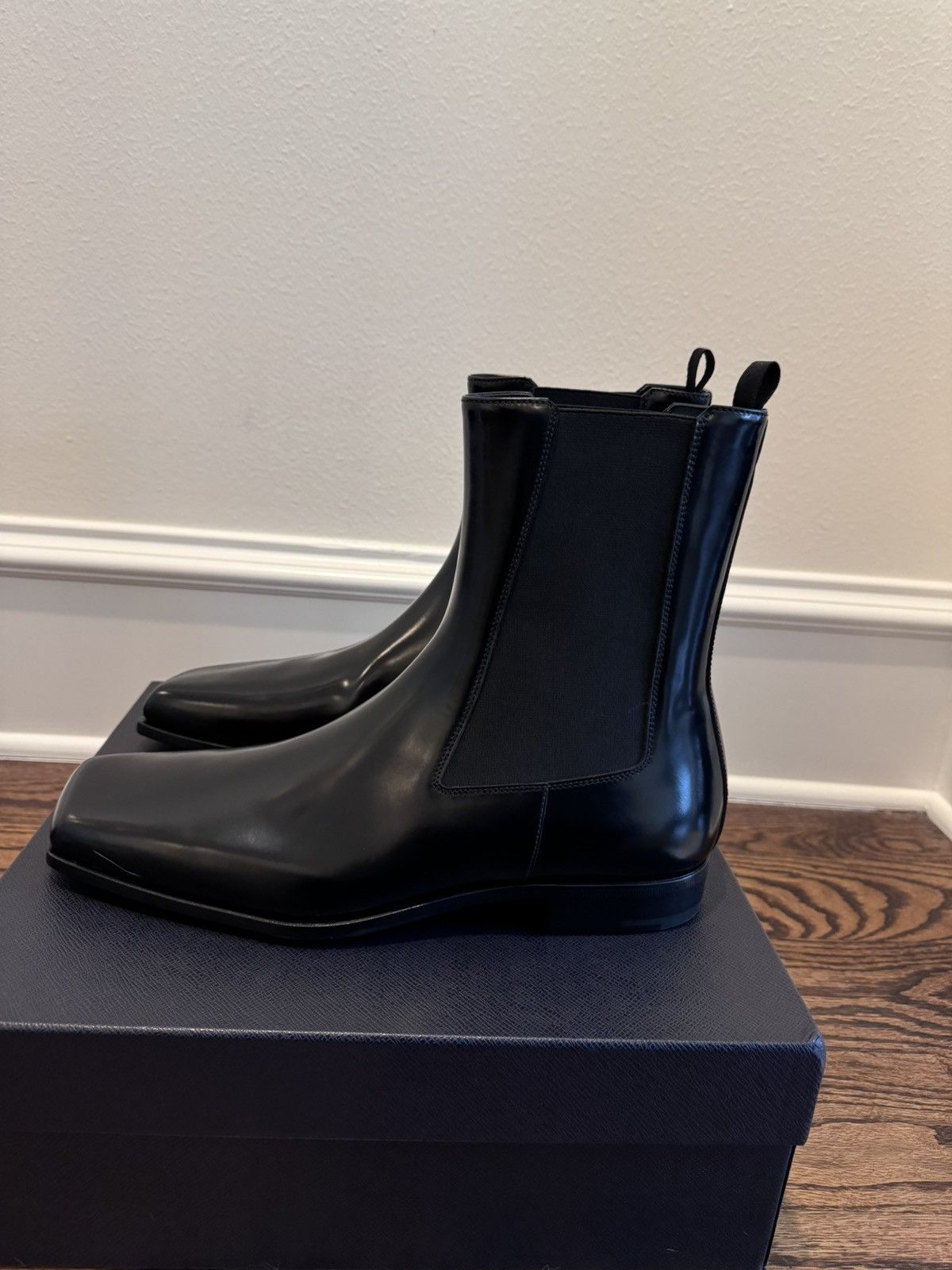 Prada Men’s chelsea boots ankle boots black Size US 11 / EU 44 - 6 Thumbnail