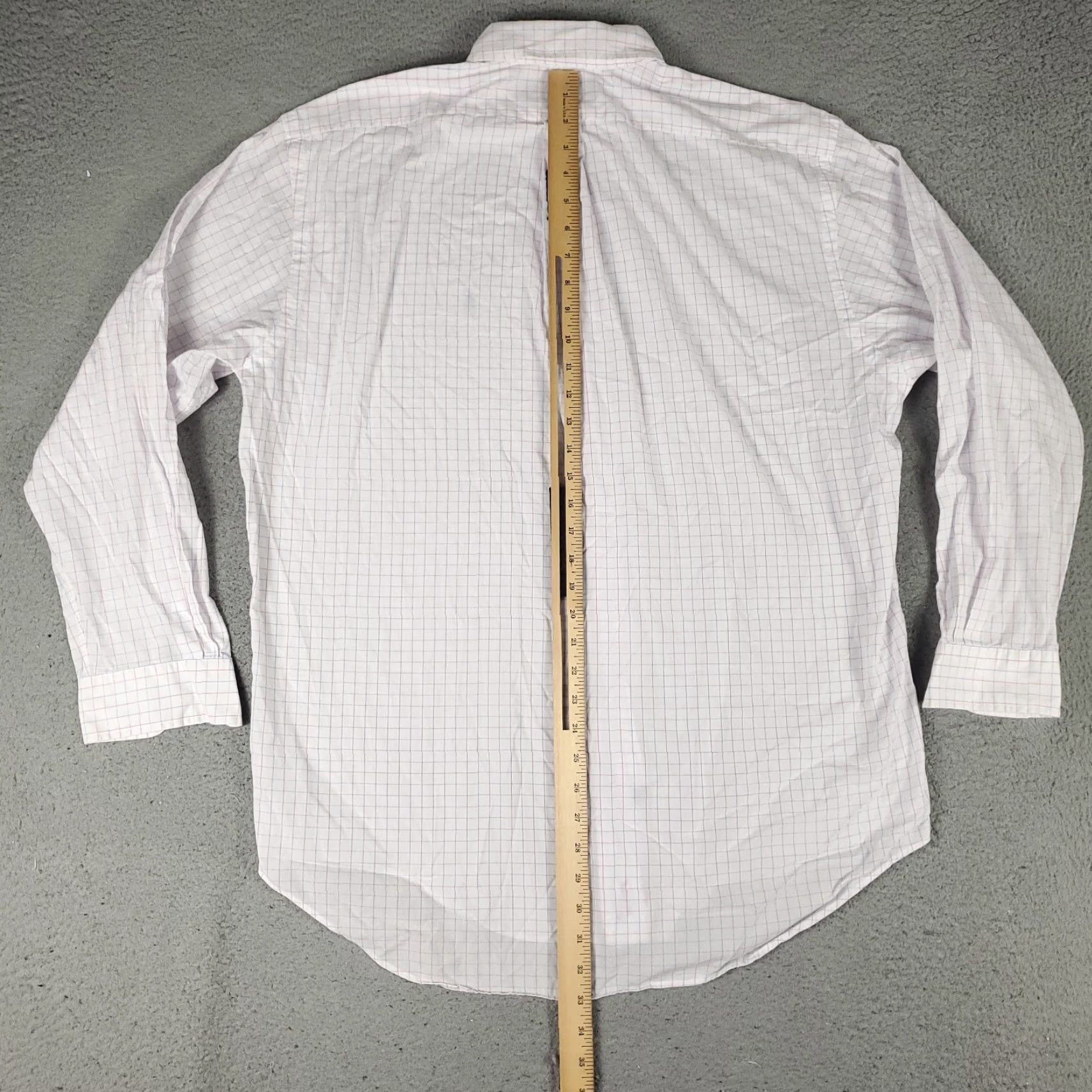 Ralph Lauren Ralph Lauren Shirt Size 16.5 White Red Blue Check Dress Button Up Long Sleeve Size 42R - 4 Thumbnail