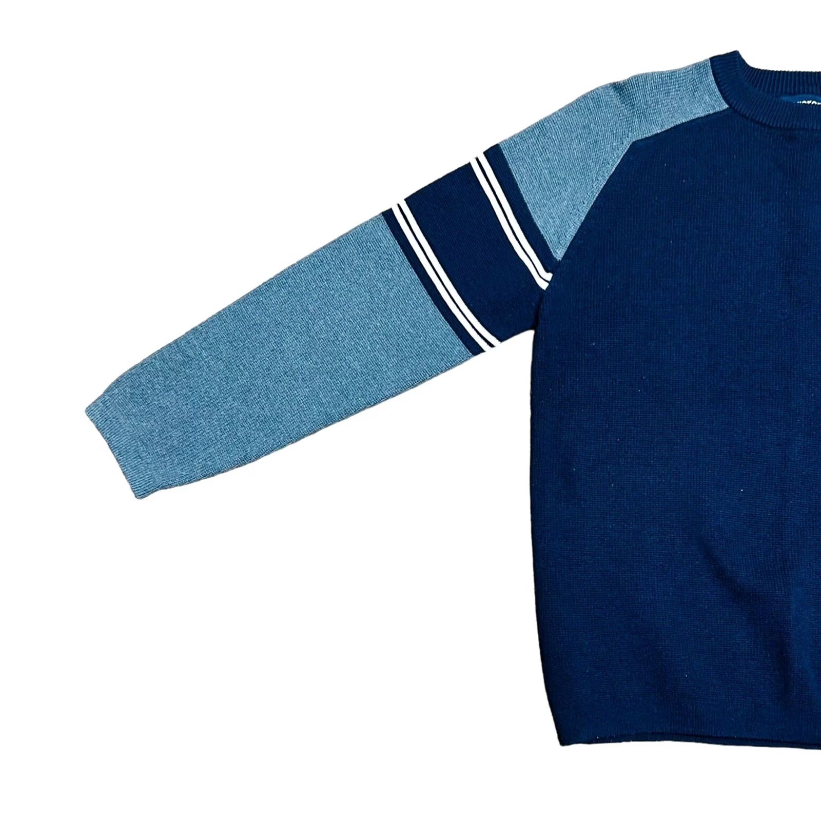 Abercrombie & Fitch VINTAGE Abercrombie & Fitch Original Goods 92 Pullover Sweater Adult Large Blue Gray Knitted Y2K Mens Size US L / EU 52-54 / 3 - 2 Thumbnail