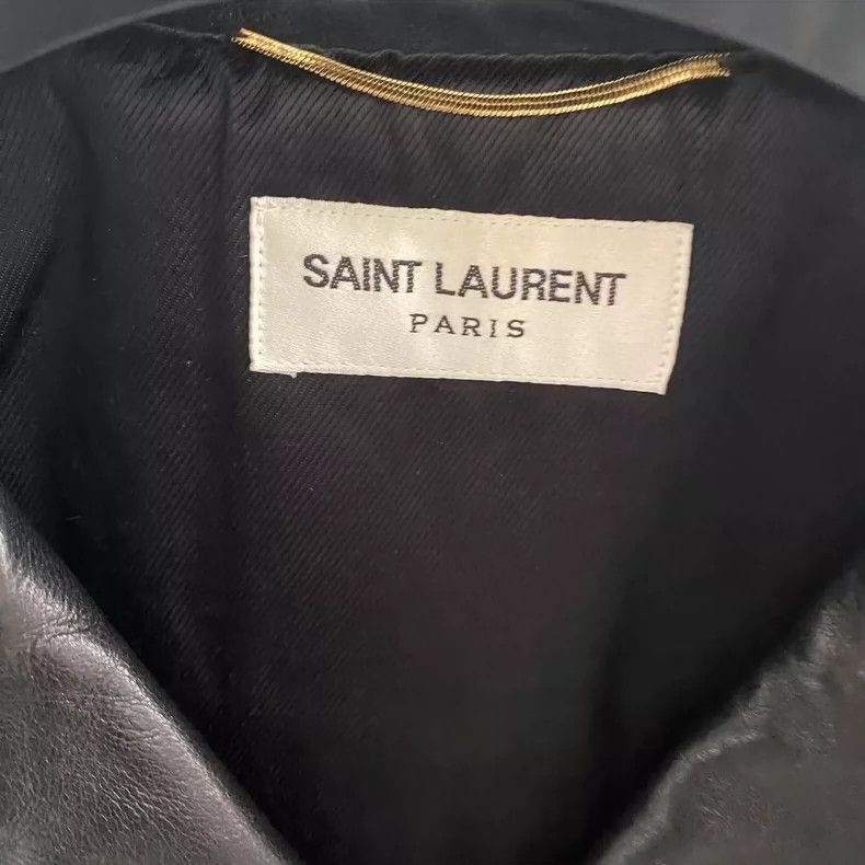 Saint Laurent Paris saint Laurent paris18FW L01 motorcycle leather jacket 2503 Size XS / US 0-2 / IT 36-38 - 3 Thumbnail