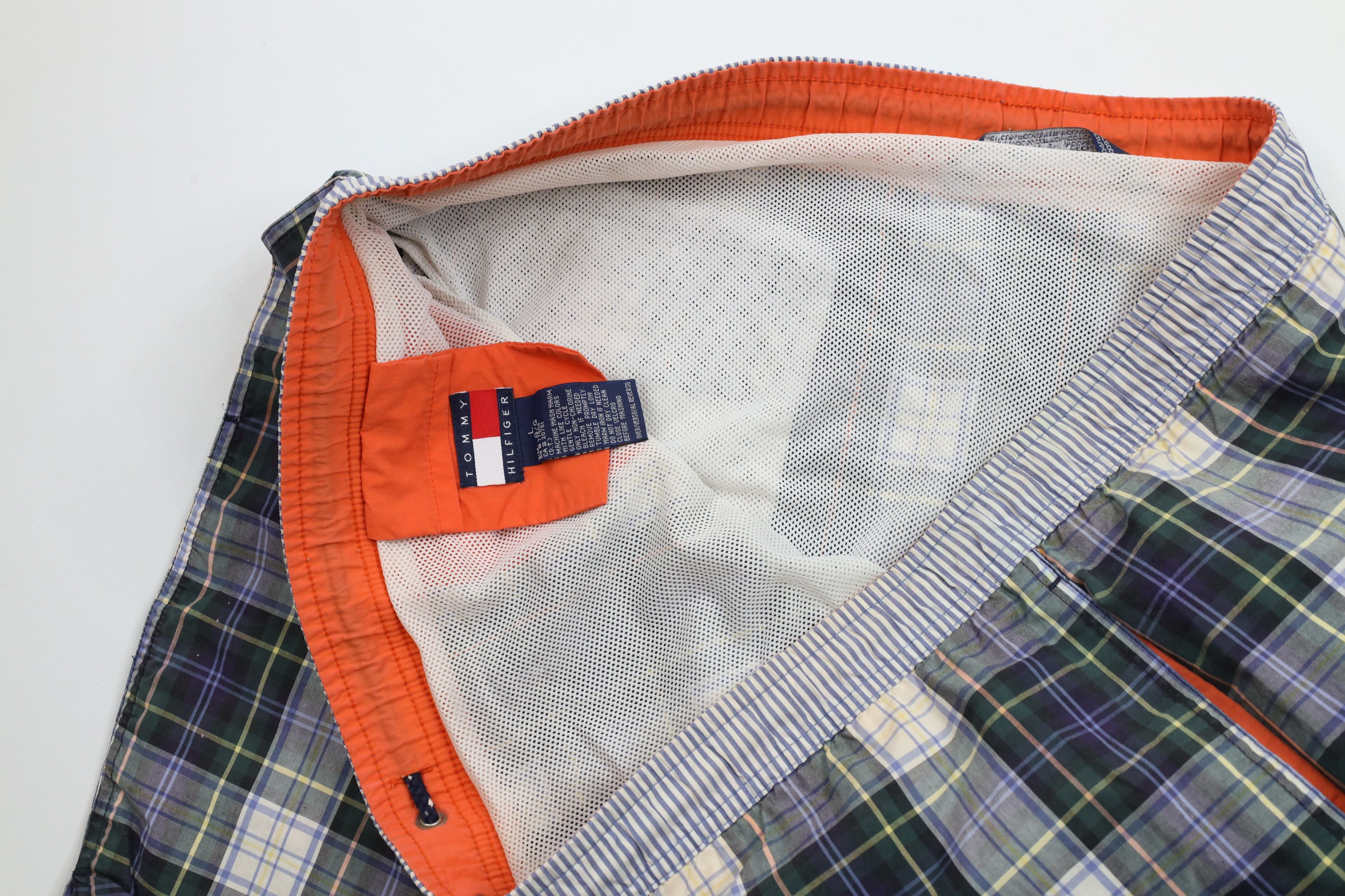 Tommy Hilfiger × Vintage Vintage 90s Tommy Hilfiger Out Lined Swim Trunks Shorts Size US 34 / EU 50 - 8 Thumbnail