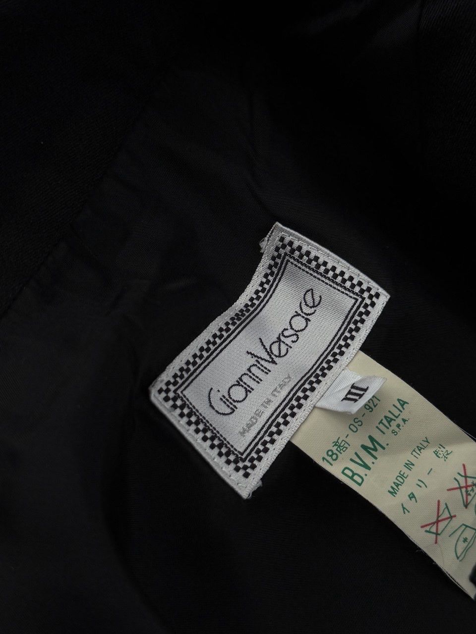 Versace 1980s Gianni Versace Wool Wrap Pencil Skirt Vintage Rare Size 26" / US 2 / IT 38 - 18 Thumbnail