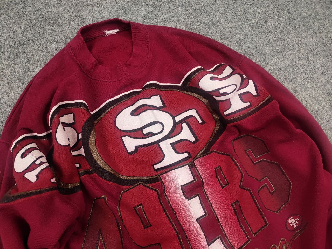 NFL Vintage 90's San Francisco 49ers NFL Big Logo Sweatshirt Size US M / EU 48-50 / 2 - 9 Thumbnail