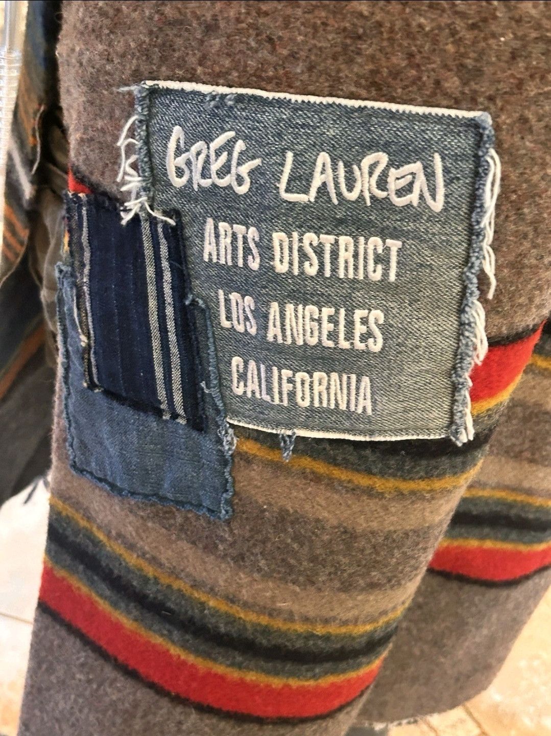 Greg Lauren Mixed Long Blanket Kimono Size US XL / EU 56 / 4 - 3 Thumbnail