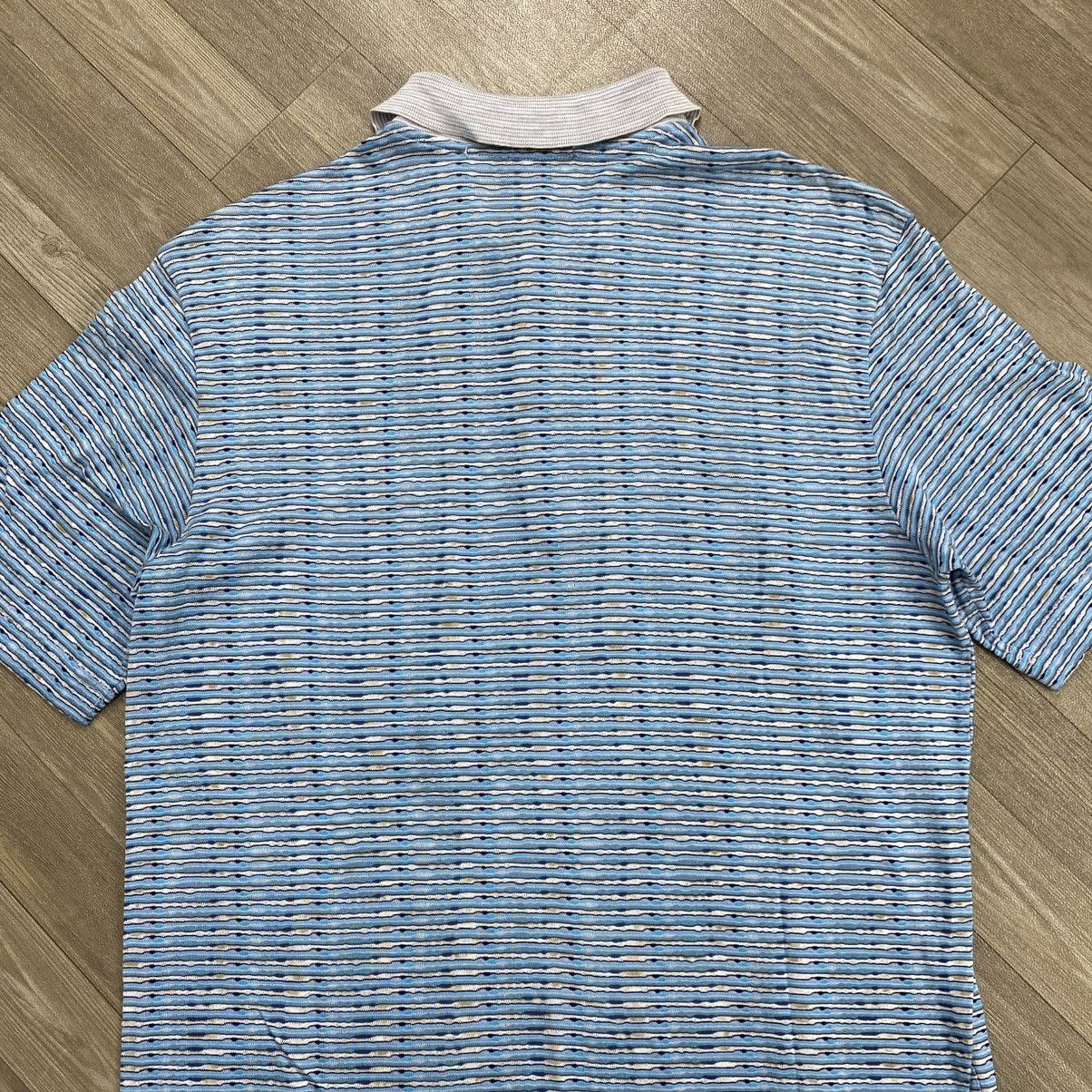 Missoni Vintage Missoni Sport 3D Coogi Polo Shirt Italian Designer Size US M / EU 48-50 / 2 - 9 Thumbnail