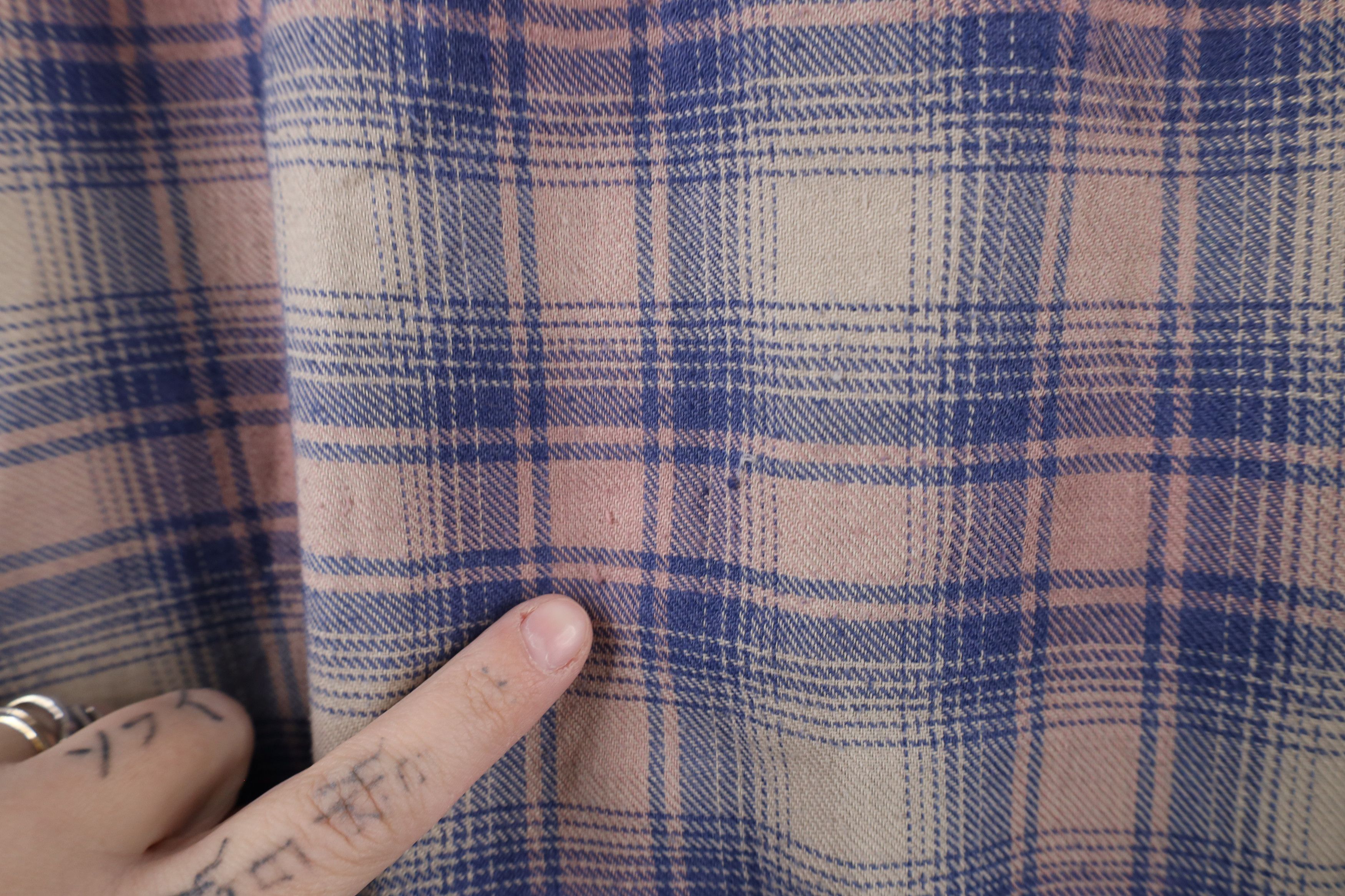 Vintage Vintage 90s Streetwear Knit Lined Flannel Shirt Jacket Size US XL / EU 56 / 4 - 8 Thumbnail