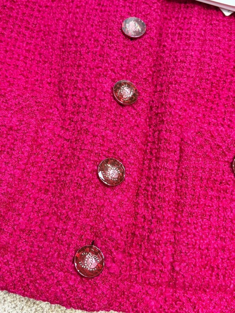 Chanel Chanel 21K rose double C diamond buckle braided long-sleev Size S / US 4 / IT 40 - 4 Thumbnail