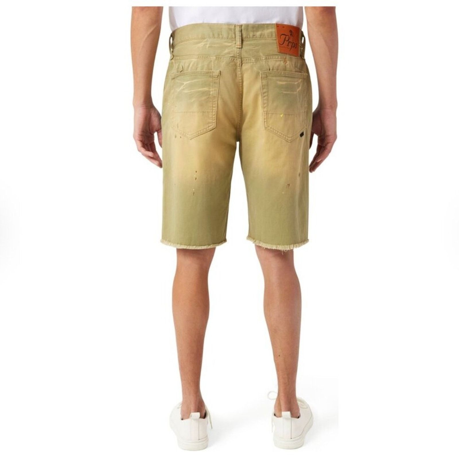 Prps NWT PRPS Grassland Denim & Twill Bermuda Shorts in Indigo Size US 32 / EU 48 - 3 Thumbnail