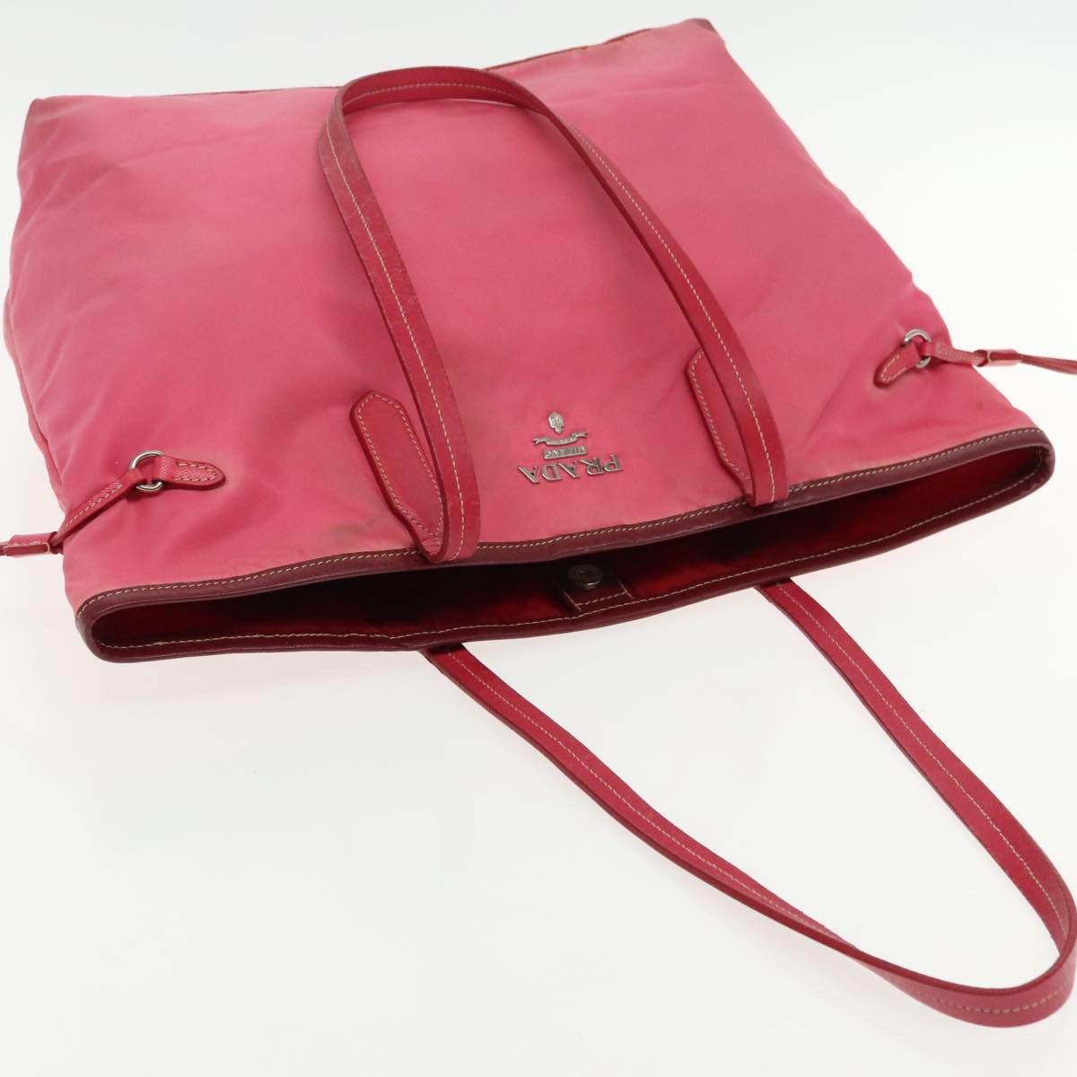 Prada PRADA Tote Bag Nylon Pink Silver Size ONE SIZE - 6 Thumbnail