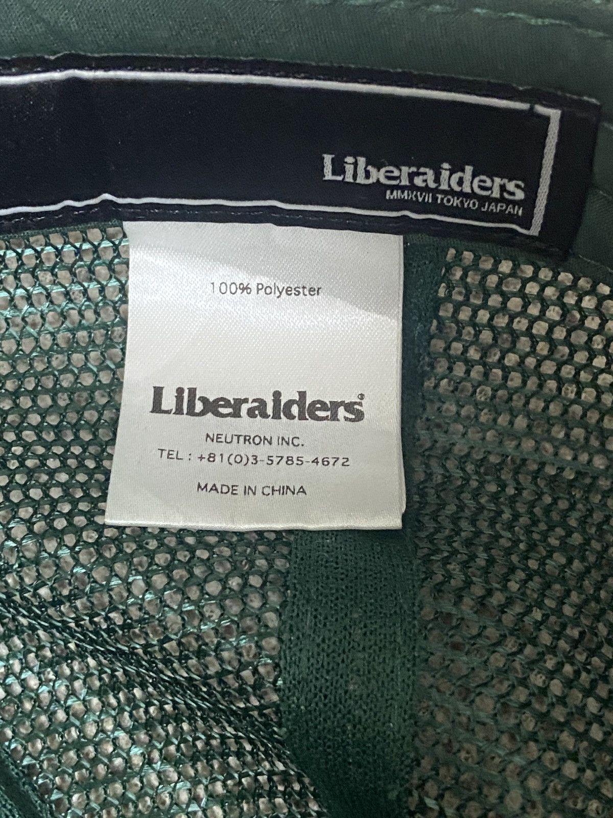 Designer × Liberaiders Liberaiders Mountain Trucker Mesh Cap Size ONE SIZE - 5 Thumbnail