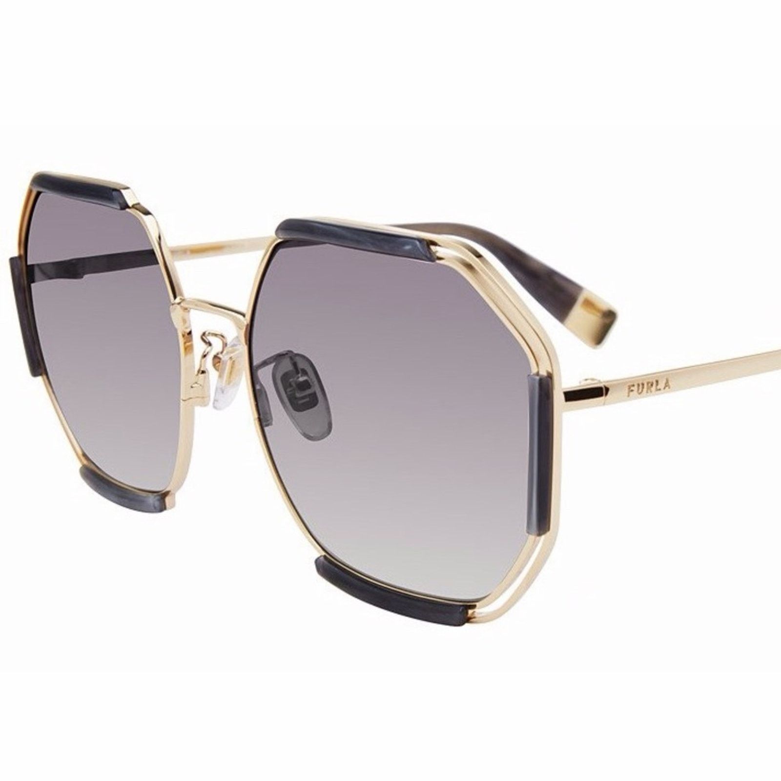 Furla New!Furla SFU785 0300 Stylish Gradient Sunglasses, Authentic Size ONE SIZE - 3 Thumbnail