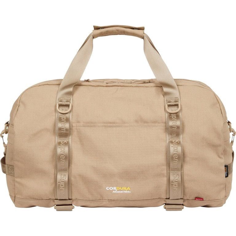 Supreme Supreme Duffle Bag SS26 Box Logo Tan Cotton Blend Ripstop Size ONE SIZE - 3 Thumbnail