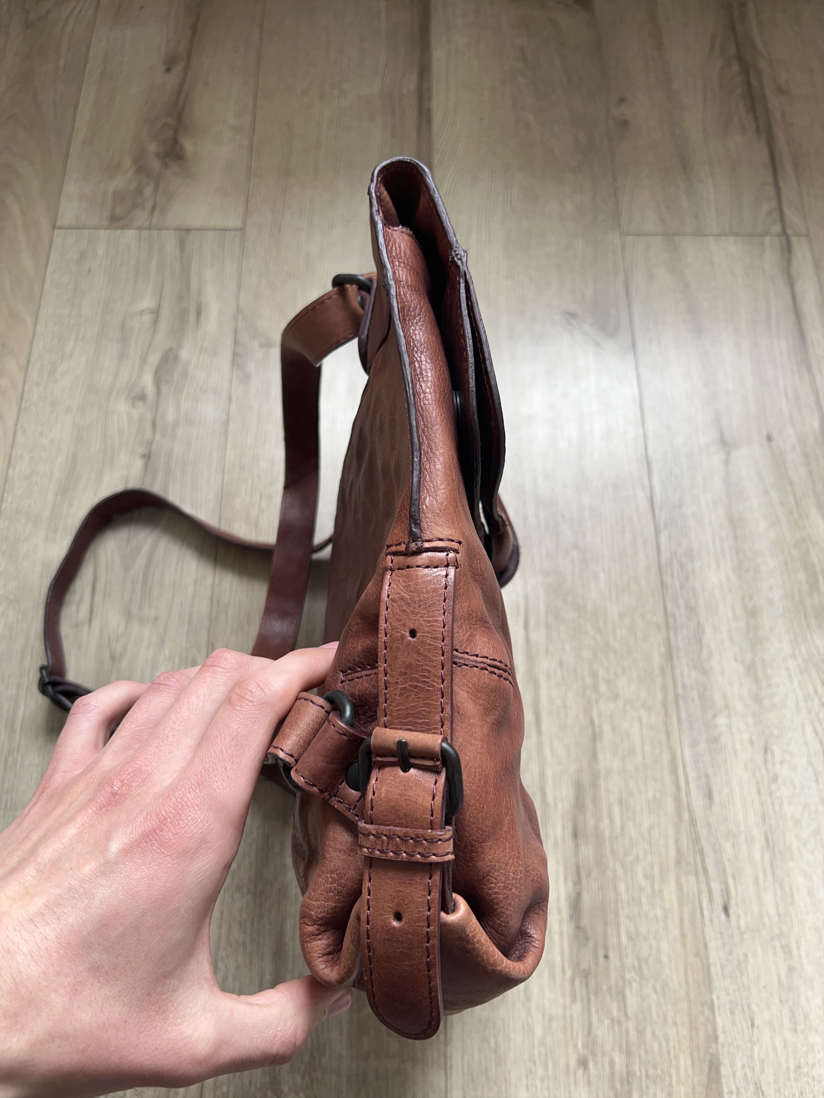 Genuine Leather Aunts&Uncles Mrs. Mince Pie Backpack Leather Bag Shoulder Size ONE SIZE - 9 Thumbnail