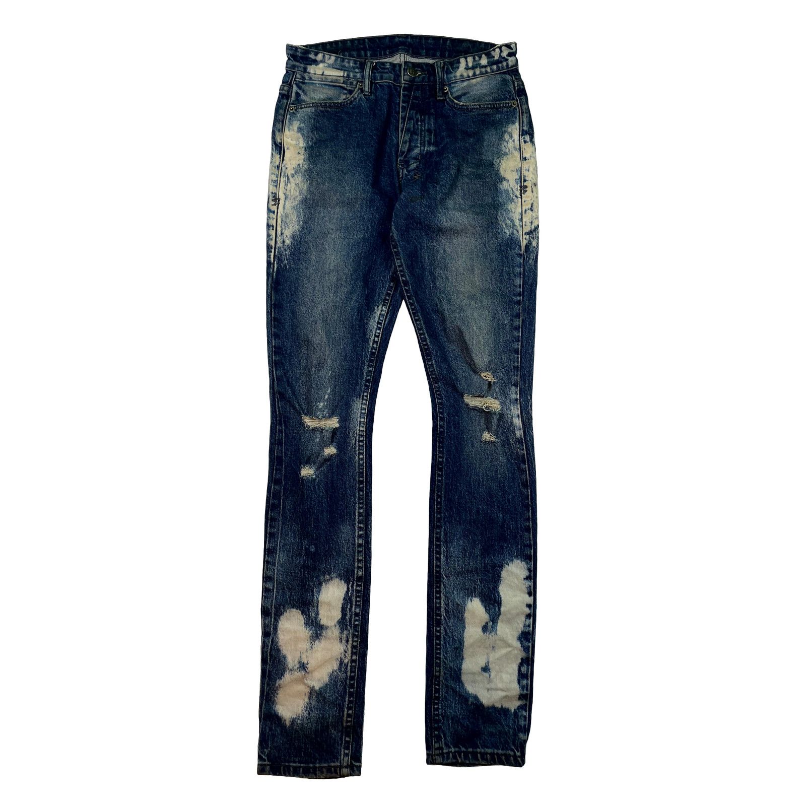 Ksubi Ksubi Bleached Blue Jeans Size US 30 / EU 46 - 1 Thumbnail