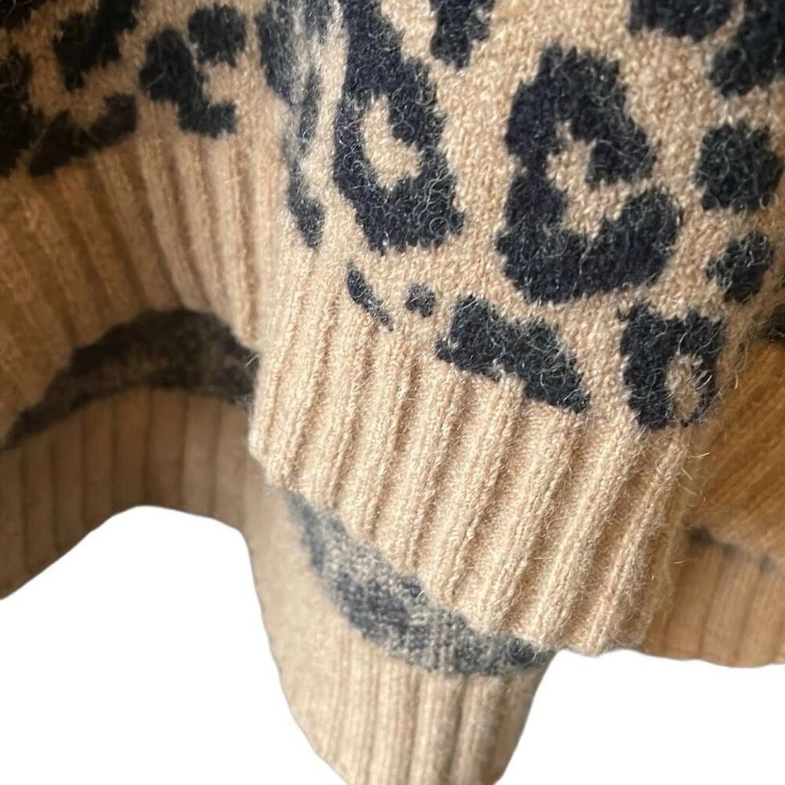 J.Crew J.Crew animal print Merino wool sweater size large Size L / US 10 / IT 46 - 4 Thumbnail