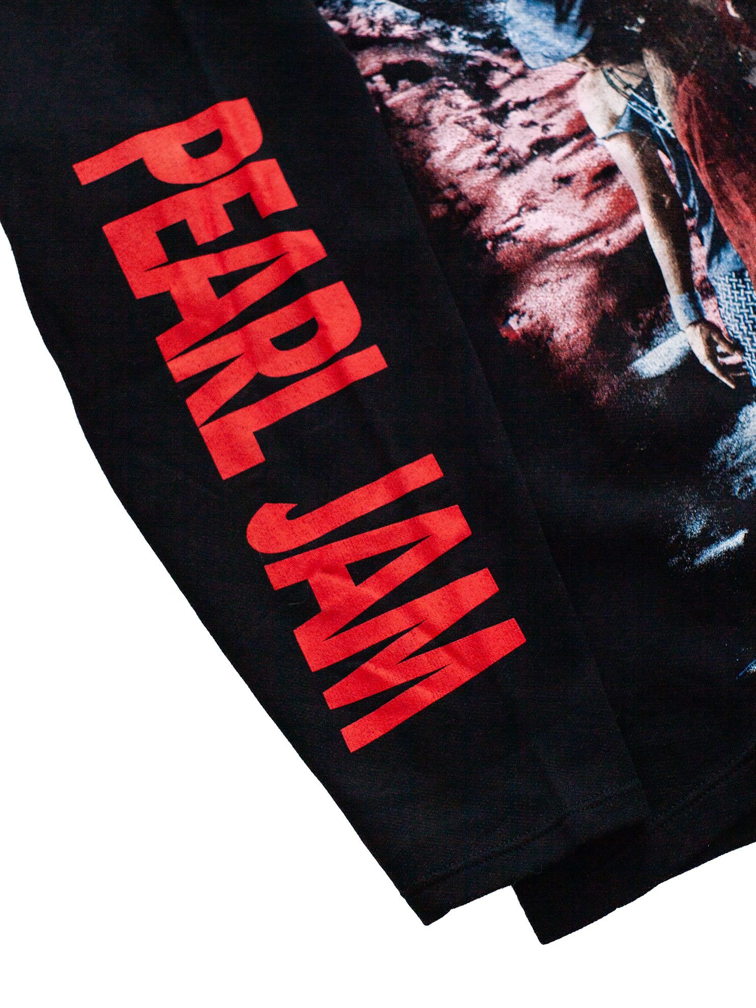 Vintage Vintage 90s Pearl Jam "Ten" Euro Bootleg Grunge Band Hoodie Size US XL / EU 56 / 4 - 4 Thumbnail