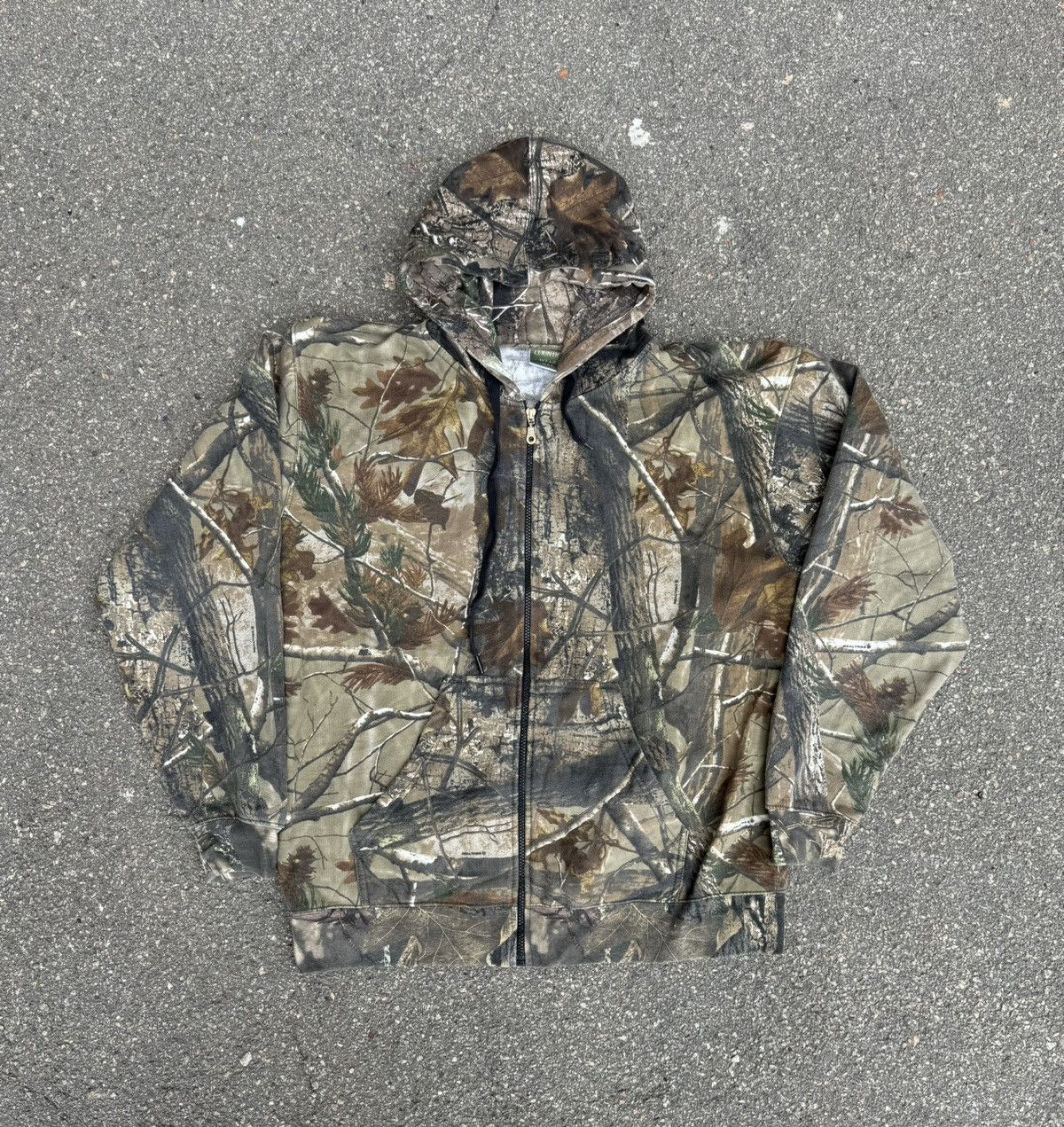 Realtree × Vintage Vintage Camo Zip Hoodie Realtree Y2K Camouflage Size US XXL / EU 58 / 5 - 1 Thumbnail