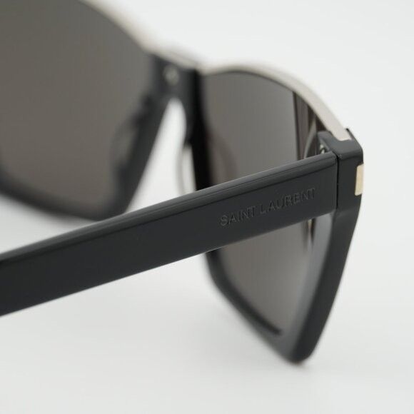 Saint Laurent Paris Saint Laurent SL369 KATE 001 Sunglasses Black Cat Eye Frame Size ONE SIZE - 5 Thumbnail