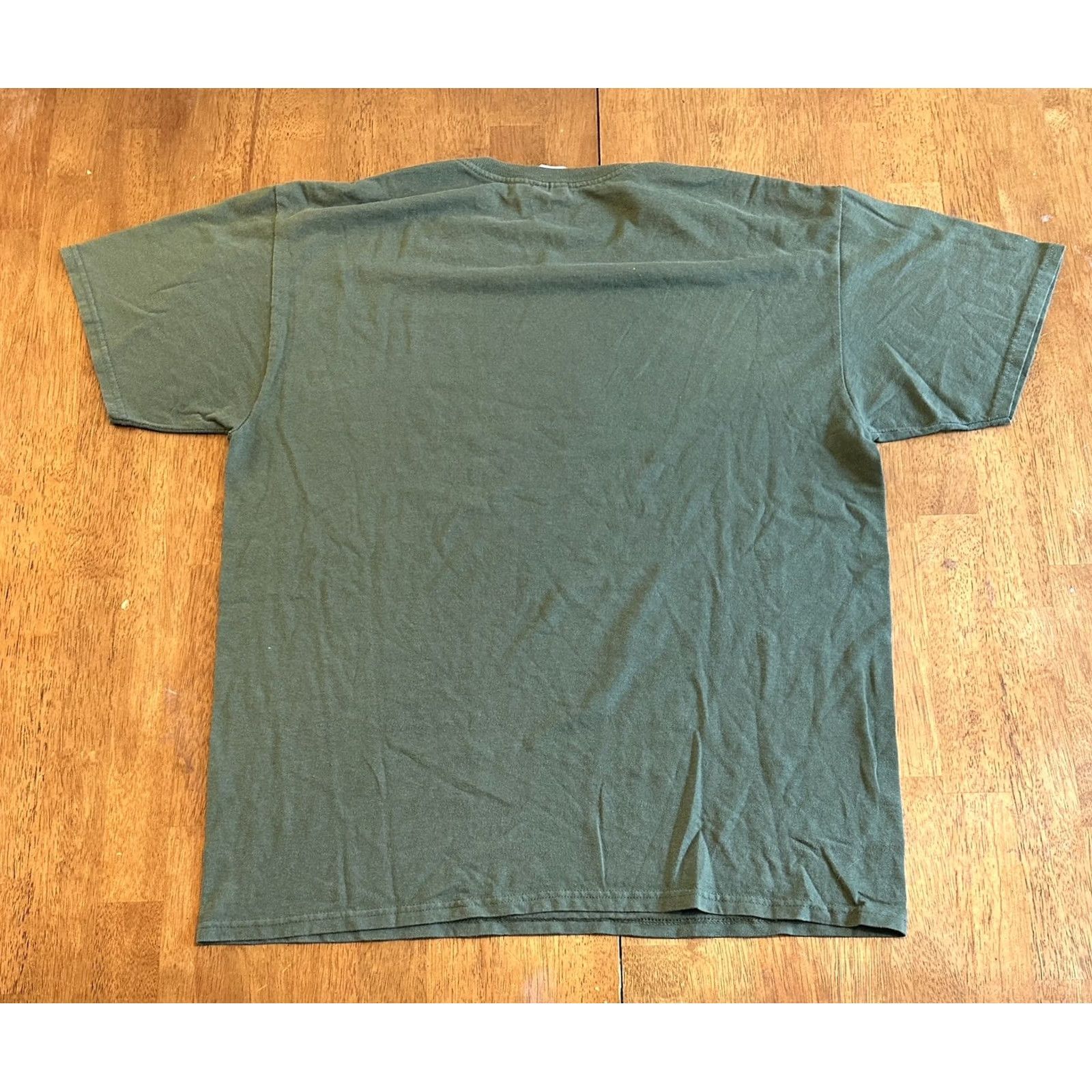 Jerzees JERZEES T-Shirt Lion Argyle Print Graphic Tee Large Green Men Size US L / EU 52-54 / 3 - 2 Thumbnail