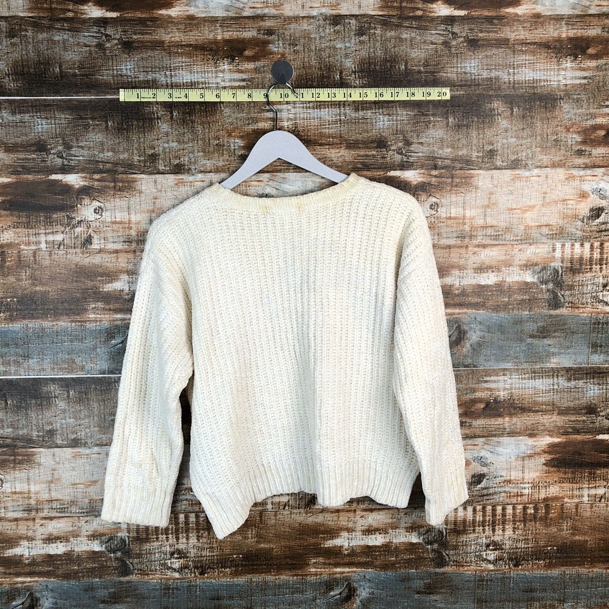 Global Work × Homespun Knitwear Global Work thrashed vintage Knitwear #A1242 Size S / US 4 / IT 40 - 12 Thumbnail