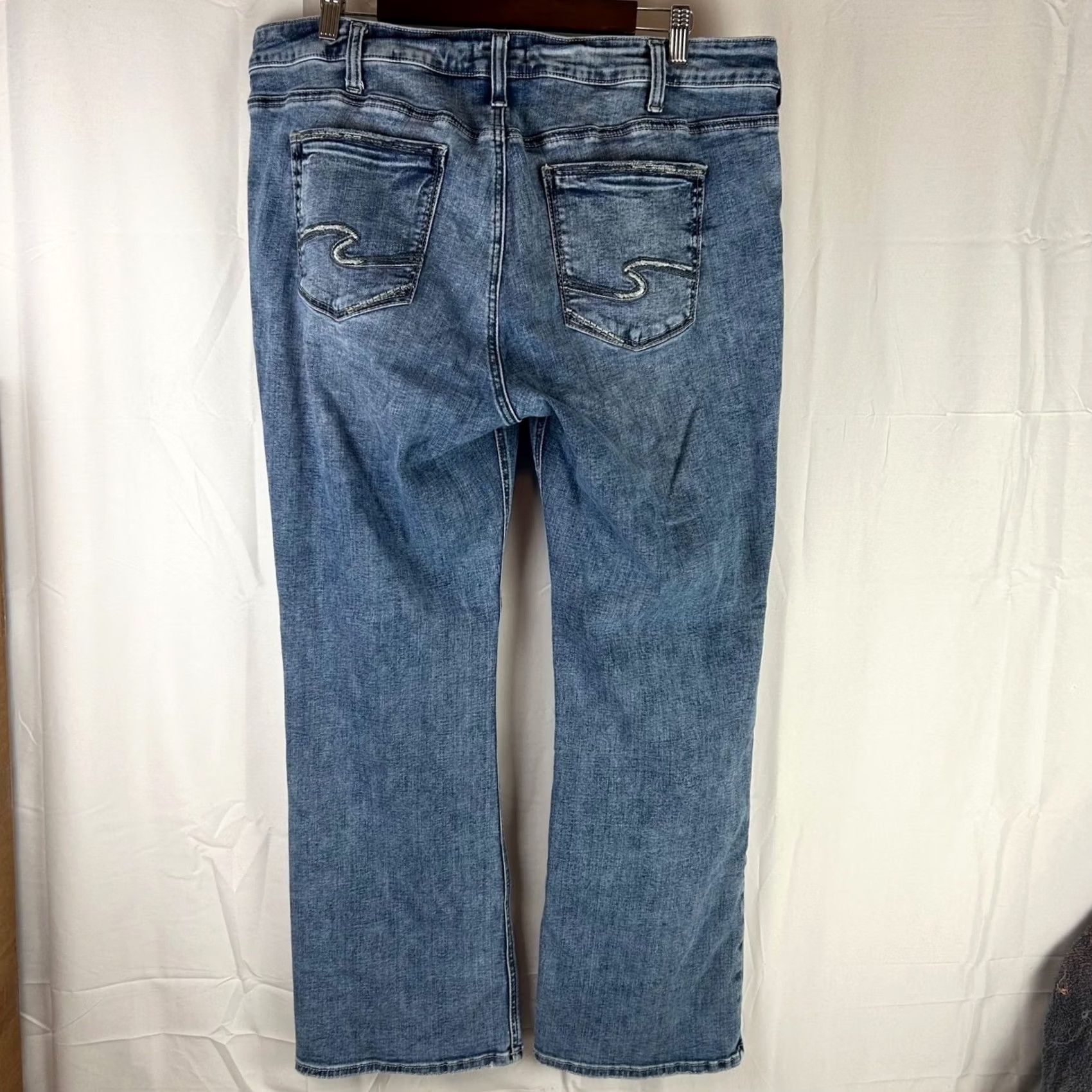 Silver Jeans Co. Silver Jeans Co Suki Bootcut Jeans Women 20W Blue Medium Wash Mid Rise Denim 38x30 Size 42" / US 20 - 7 Thumbnail