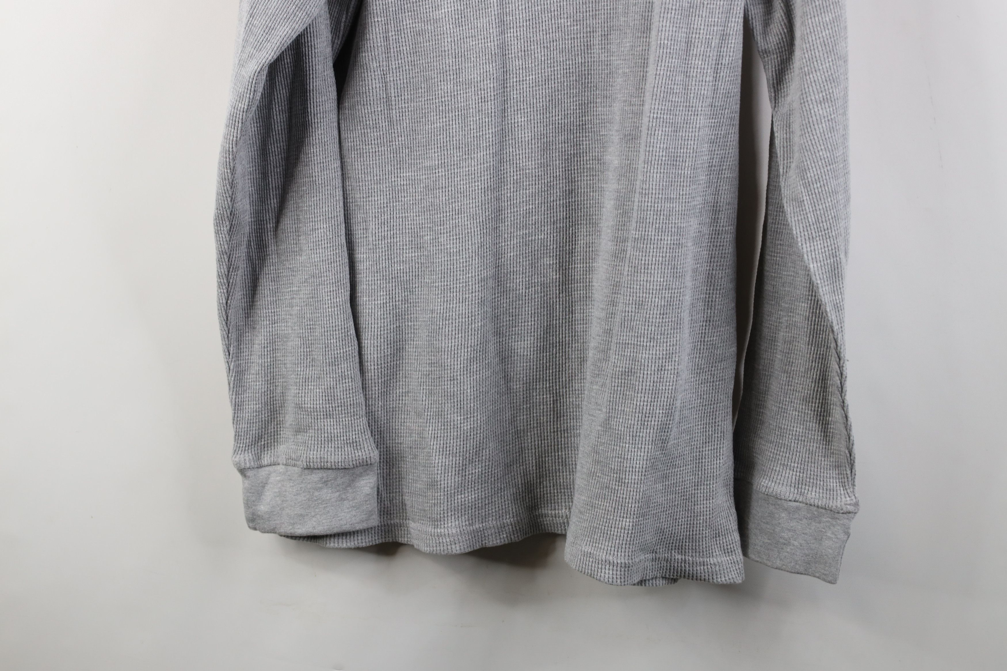 Vintage Vintage 90s Streetwear Knit Long Sleeve Henley T-Shirt Size US L / EU 52-54 / 3 - 10 Thumbnail