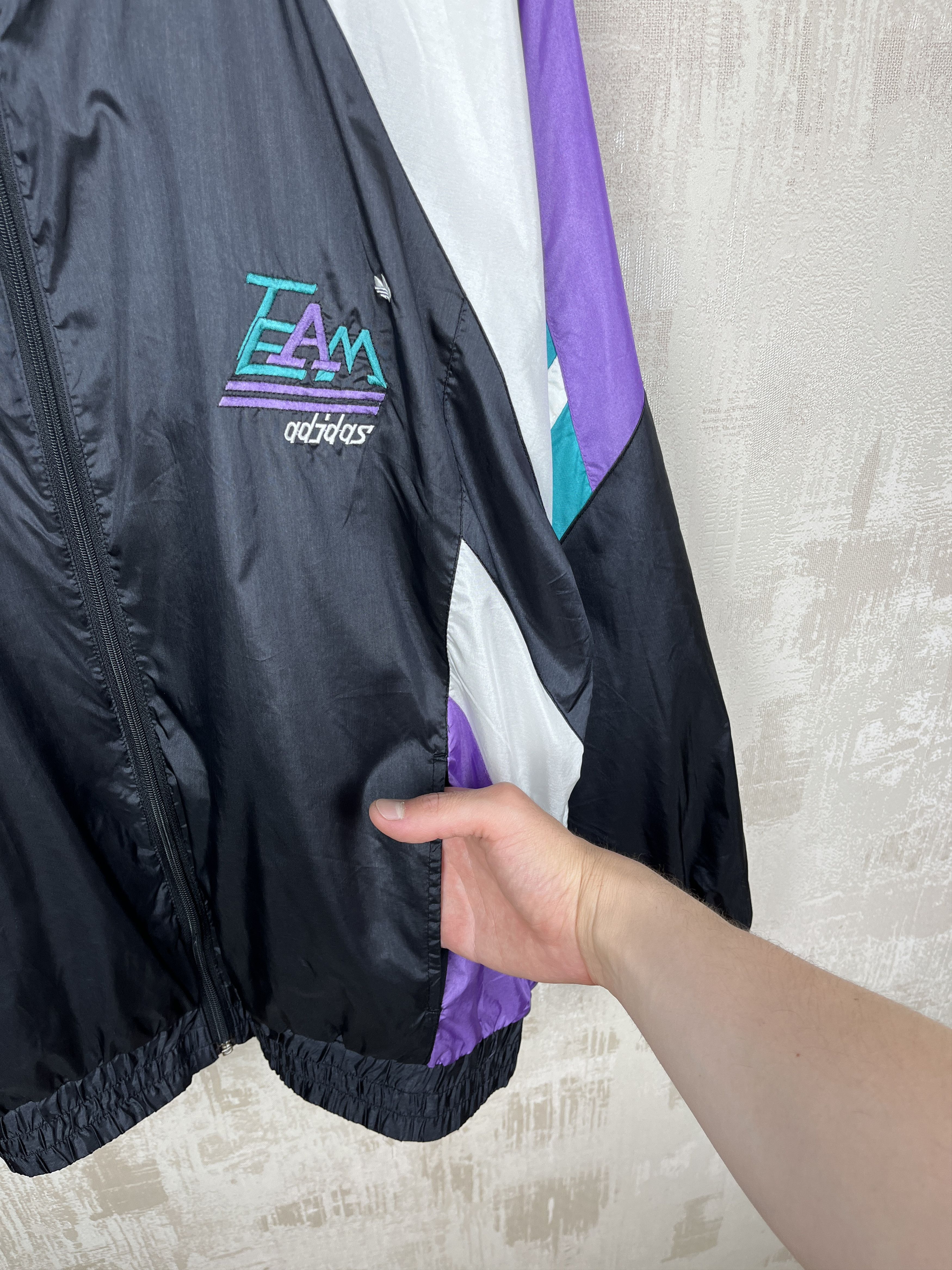 Adidas 90's Adidas Team Vintage Track Jacket Tracksuit Top Size US XL / EU 56 / 4 - 9 Thumbnail