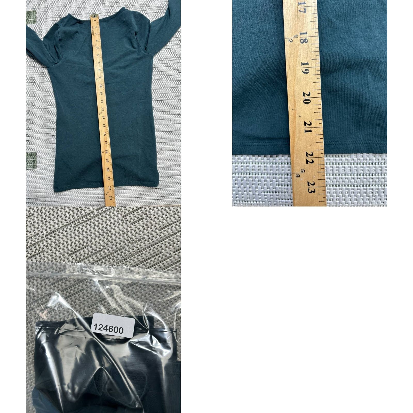 Madewell Madewell Shirt Womens XS Blue Cotton Modal Spandex Twist Front Long Sleeve T Shirt Casual Size XS / US 0-2 / IT 36-38 - 8 Thumbnail
