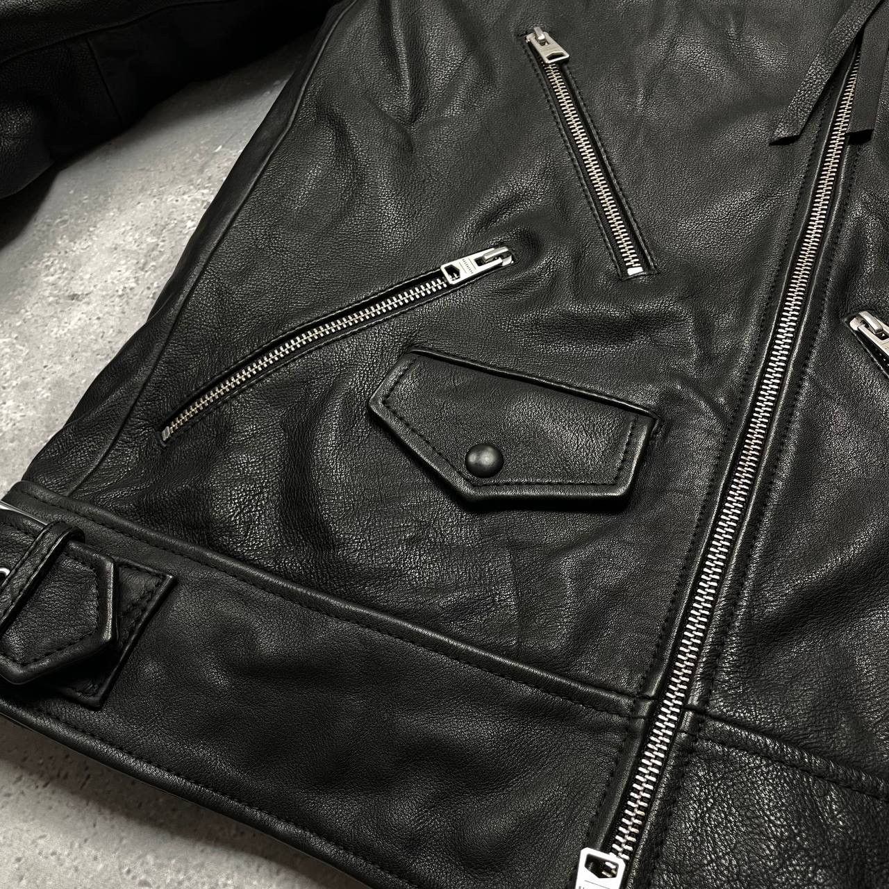 Allsaints Allsaints Sherwood Biker Leather Black Women’s Jacket Size S / US 4 / IT 40 - 10 Thumbnail