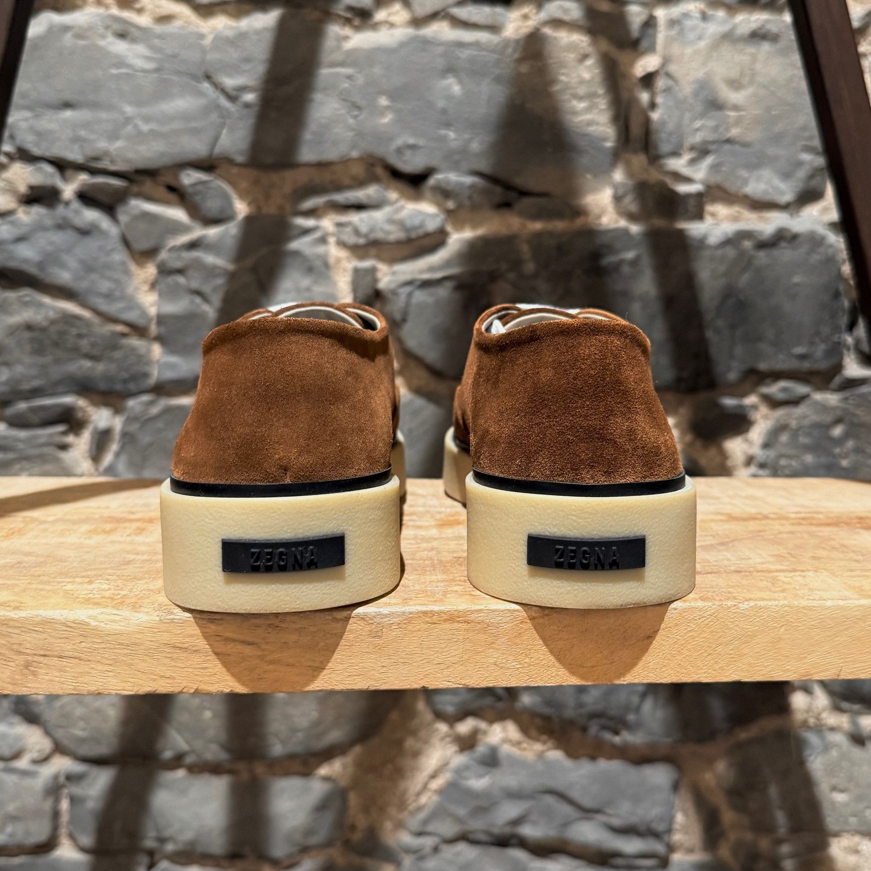 Ermenegildo Zegna × Fear of God Fear of God x Ermenegildo Zegna Brown Suede Sneakers Size US 8 / EU 41 - 4 Thumbnail