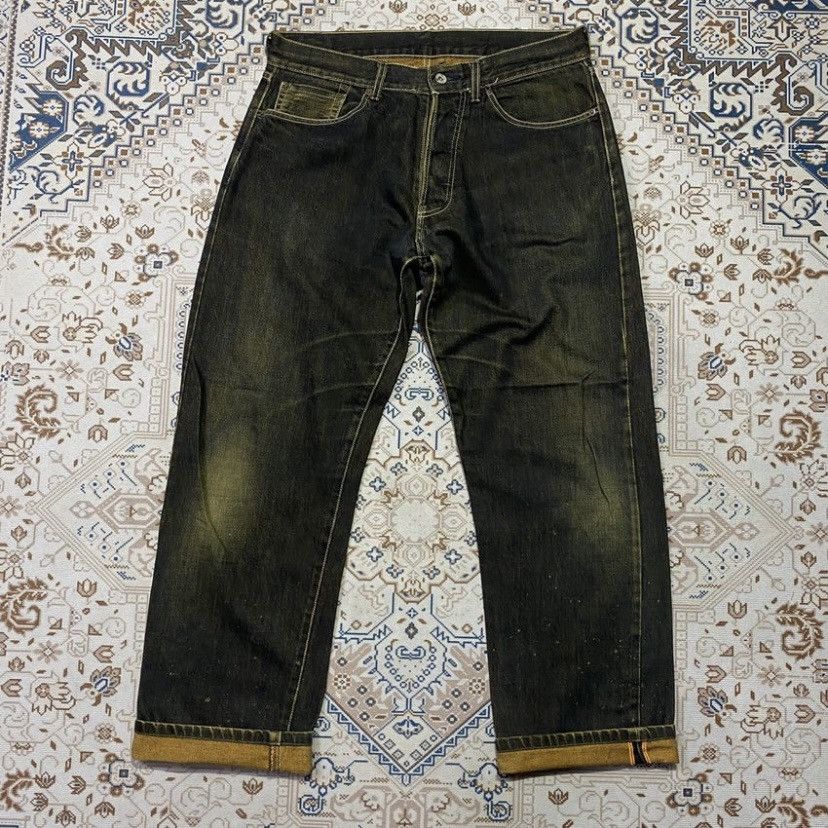 Japanese Brand Vintage Bon Mareen Japanese Denim Selvedge Jeans Size US 34 / EU 50 - 2 Thumbnail