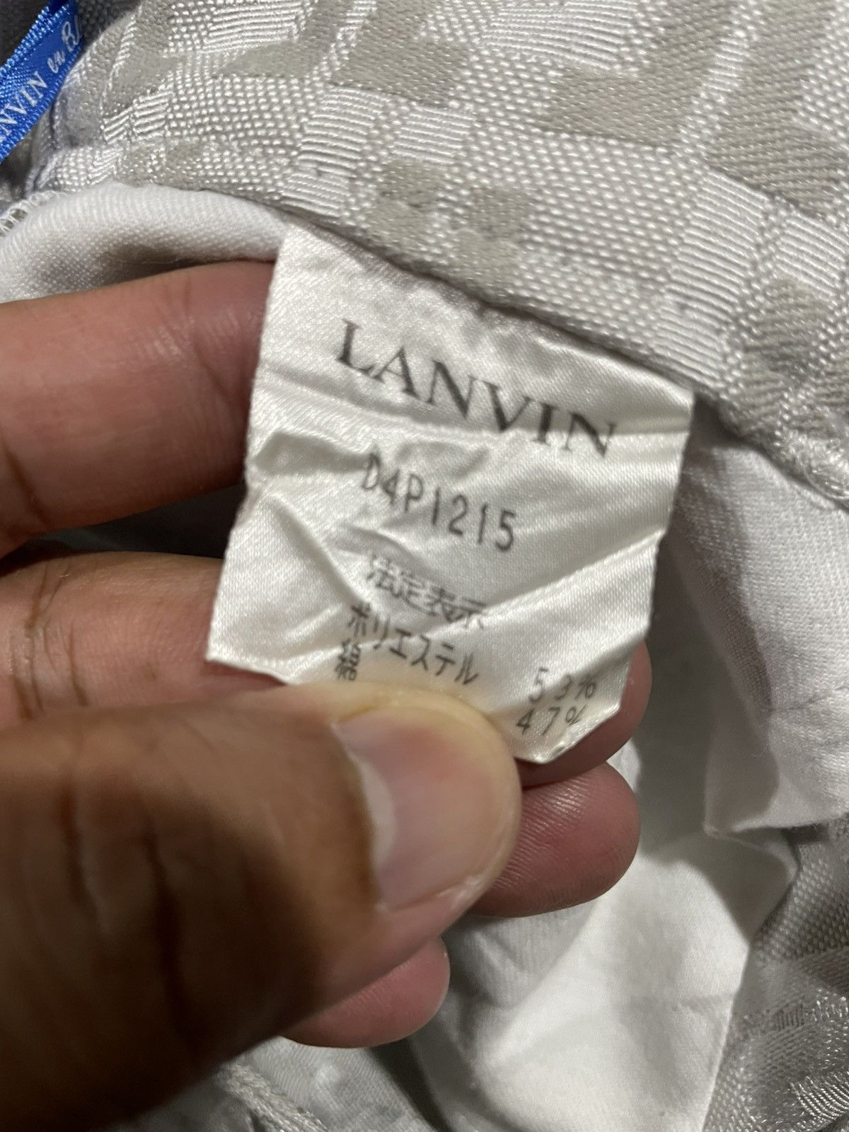 Lanvin LANVIN en Blue Monogram Shorts Size 30" / US 8 / IT 44 - 13 Thumbnail
