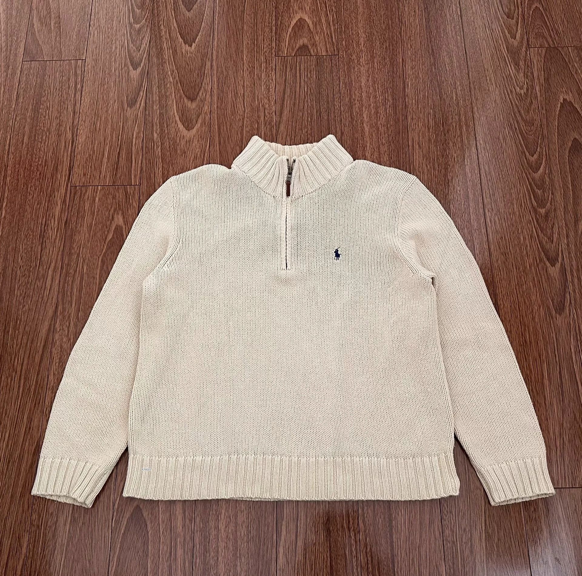 Polo Ralph Lauren Polo Ralph Lauren Zip Knit Sweater L Size US L / EU 52-54 / 3 - 1 Thumbnail