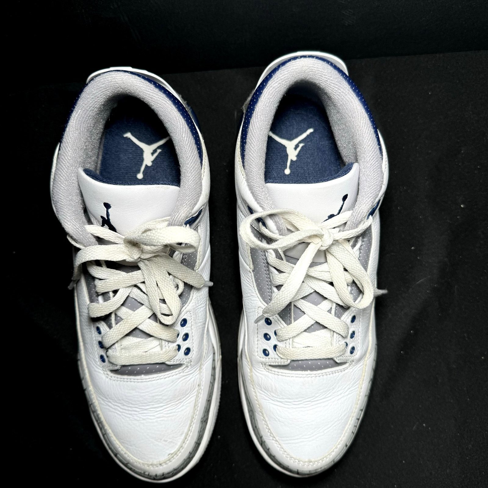 Jordan Brand × Nike Size 8.5 - Nike Air Jordan 3 Retro Midnight Navy Men's Shoes Size US 8.5 / EU 41-42 - 4 Thumbnail