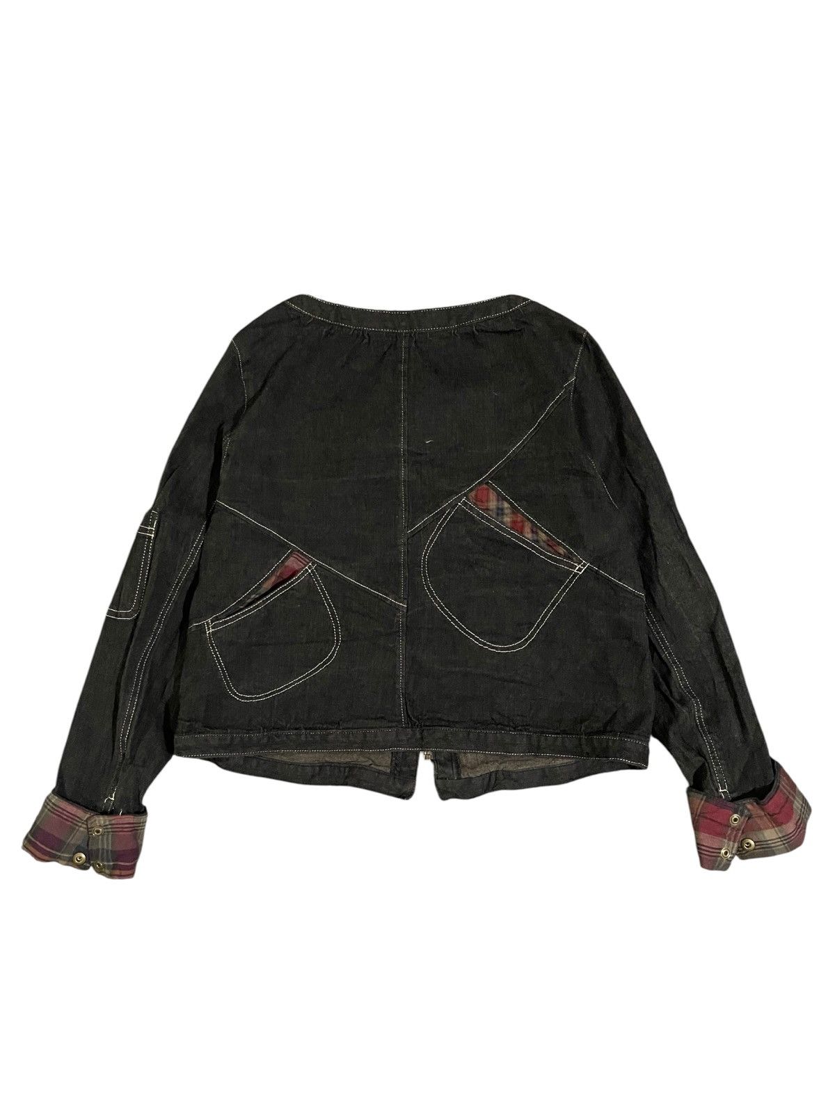 Hysteric Glamour Y2K Japanese Brand Multipocket Denim Jacket Size M / US 6-8 / IT 42-44 - 2 Thumbnail
