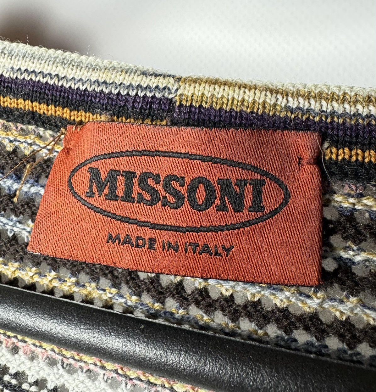 Missoni × Vintage Missoni V-Neck Striped Wool Sweater size 46 Size L / US 10 / IT 46 - 5 Thumbnail