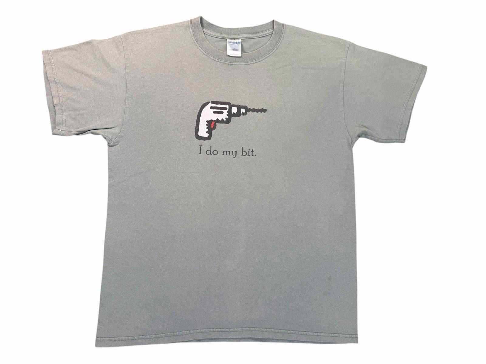 Gildan Gildan Ultra Cotton Heavyweight “I Do My Bit” Funny Shirt L Size US L / EU 52-54 / 3 - 1 Thumbnail