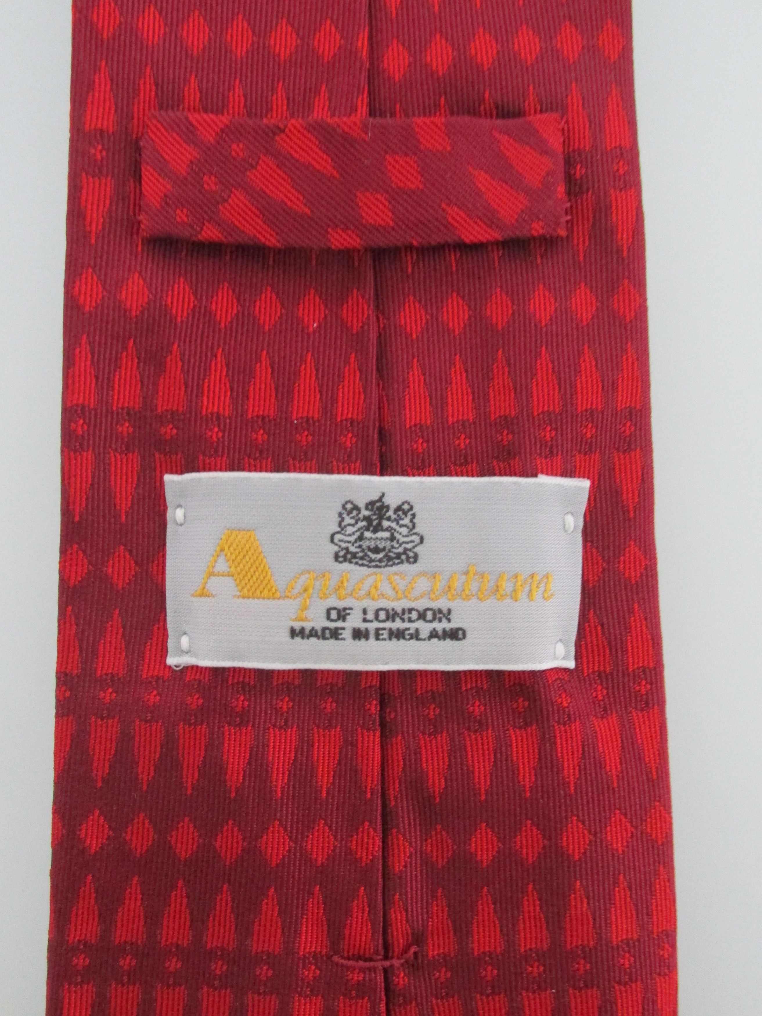 Aquascutum Aquascutum Men's Silk Tie Size ONE SIZE - 5 Thumbnail