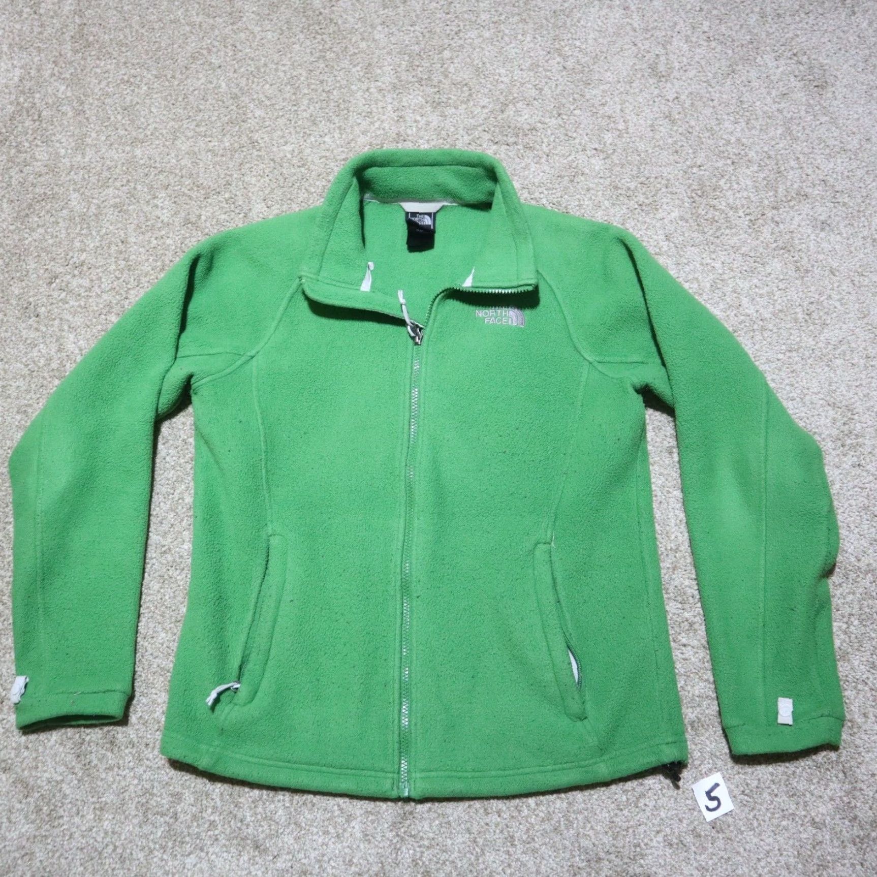 The North Face The North Face Jacket Green Fleece Full Zip Long Sleeve Women's M Medium Fleece Women's Size M / US 6-8 / IT 42-44 - 2 Thumbnail