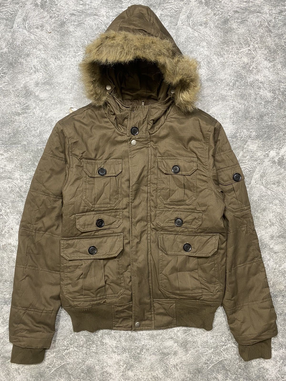 GOA Made In Heaven Vintage Utility Pocket Fur - If Six Was Nine Size US L / EU 52-54 / 3 - 1 Thumbnail