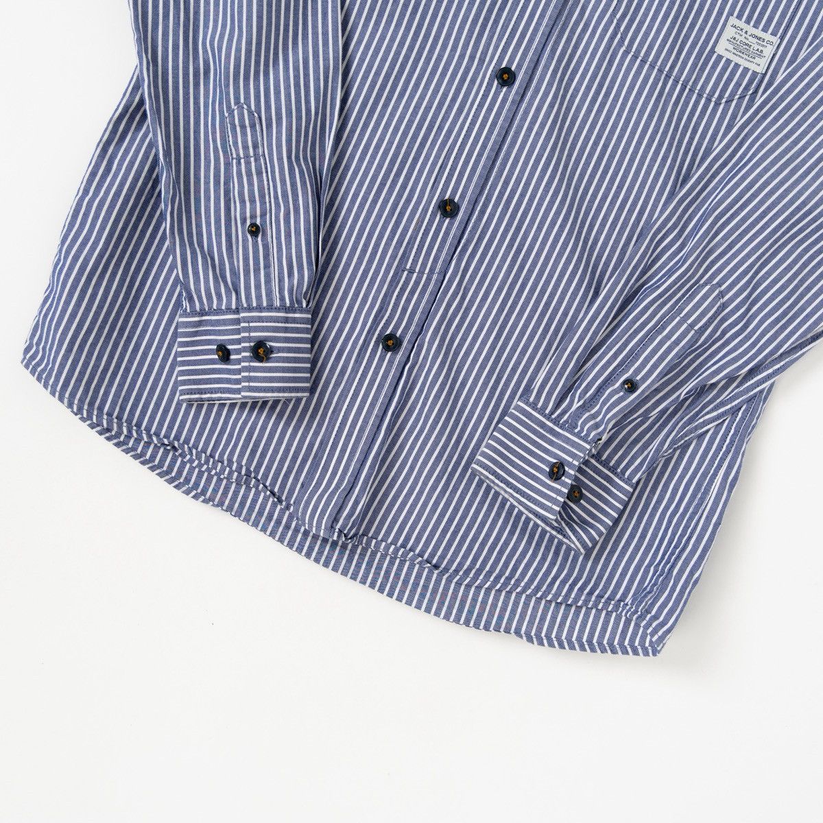 Jack & Jones Jack&Jones Core Lab Pack Mens Striped Shirt Button Down Size US M / EU 48-50 / 2 - 4 Thumbnail