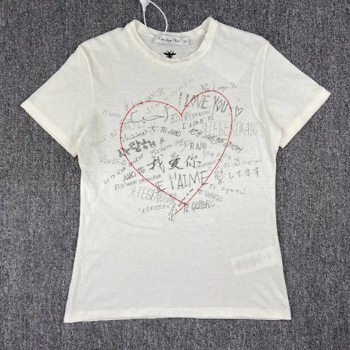 ディオール　レディースTシャツ　XS Dior Dior Cotton White T-Shirt XS Women | Grailed