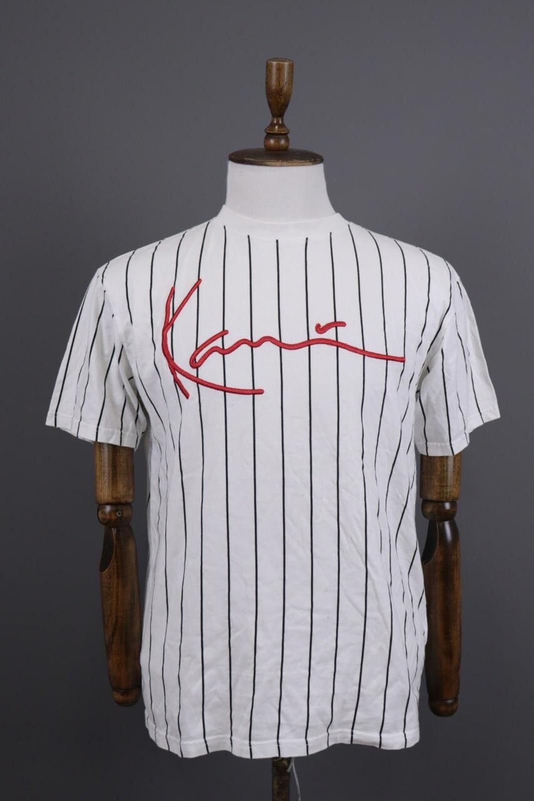 Karl Kani Karl Kani White Embroidered Summer Big Logo T-shirt Size XS Size US XS / EU 42 / 0 - 1 Thumbnail