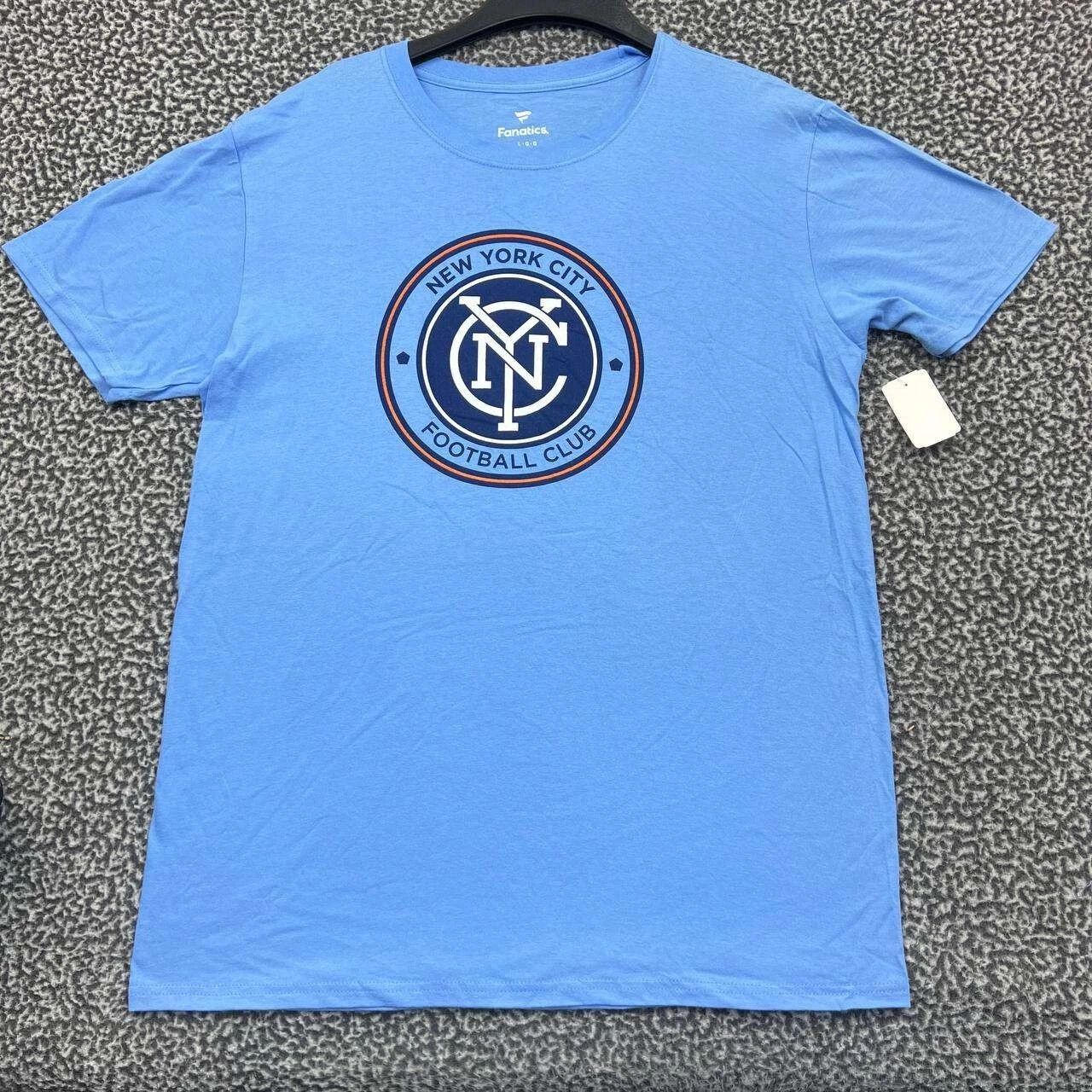 Other New York City FC Shirt Men L Short Sleeve Crew Neck Cotton Size US L / EU 52-54 / 3 - 1 Thumbnail